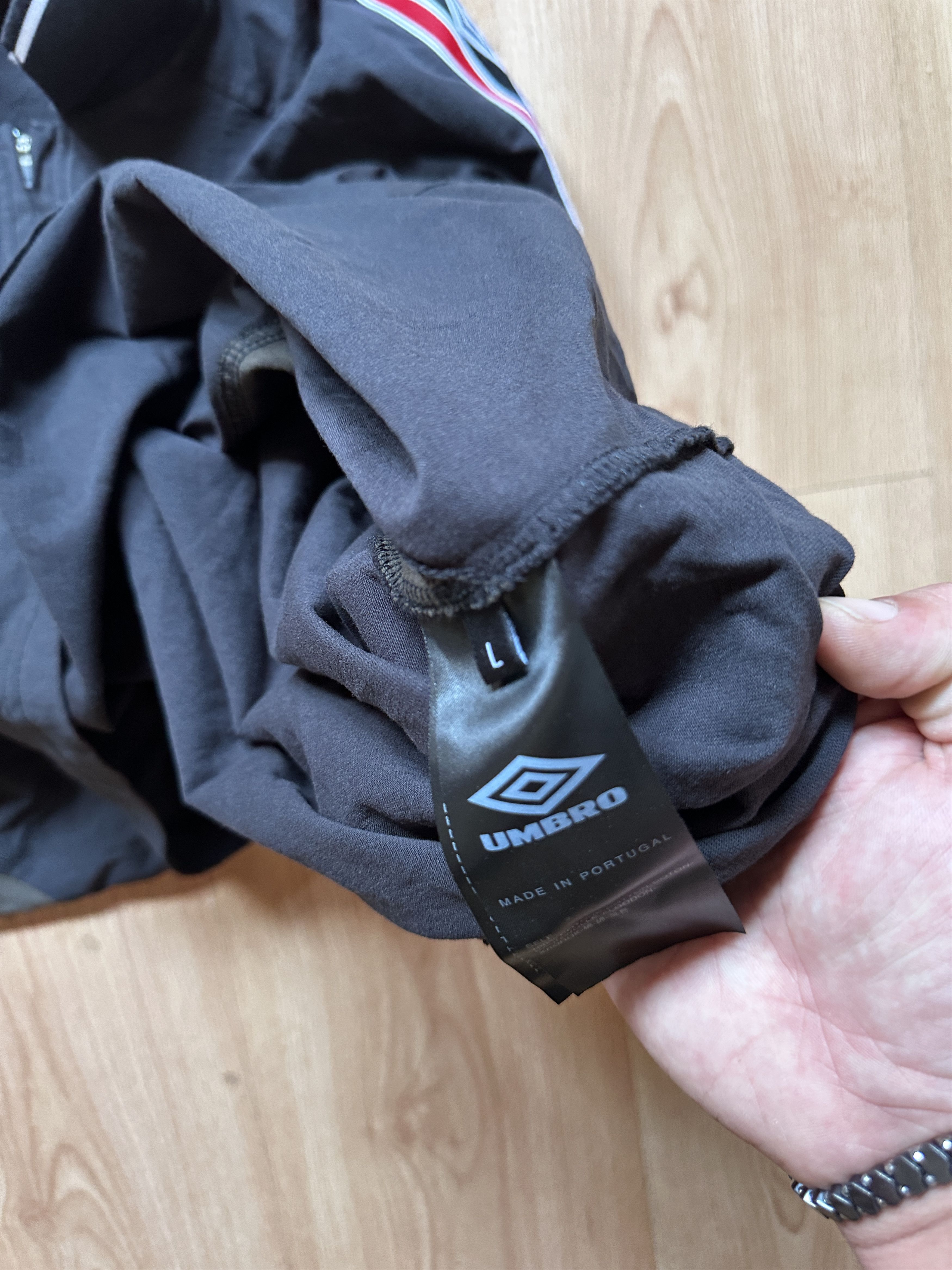 Umbro Slam Jam x Umbro Quarter-Zip Pullover Jersey – Black/Olive Size US L / EU 52-54 / 3 - 6 Thumbnail
