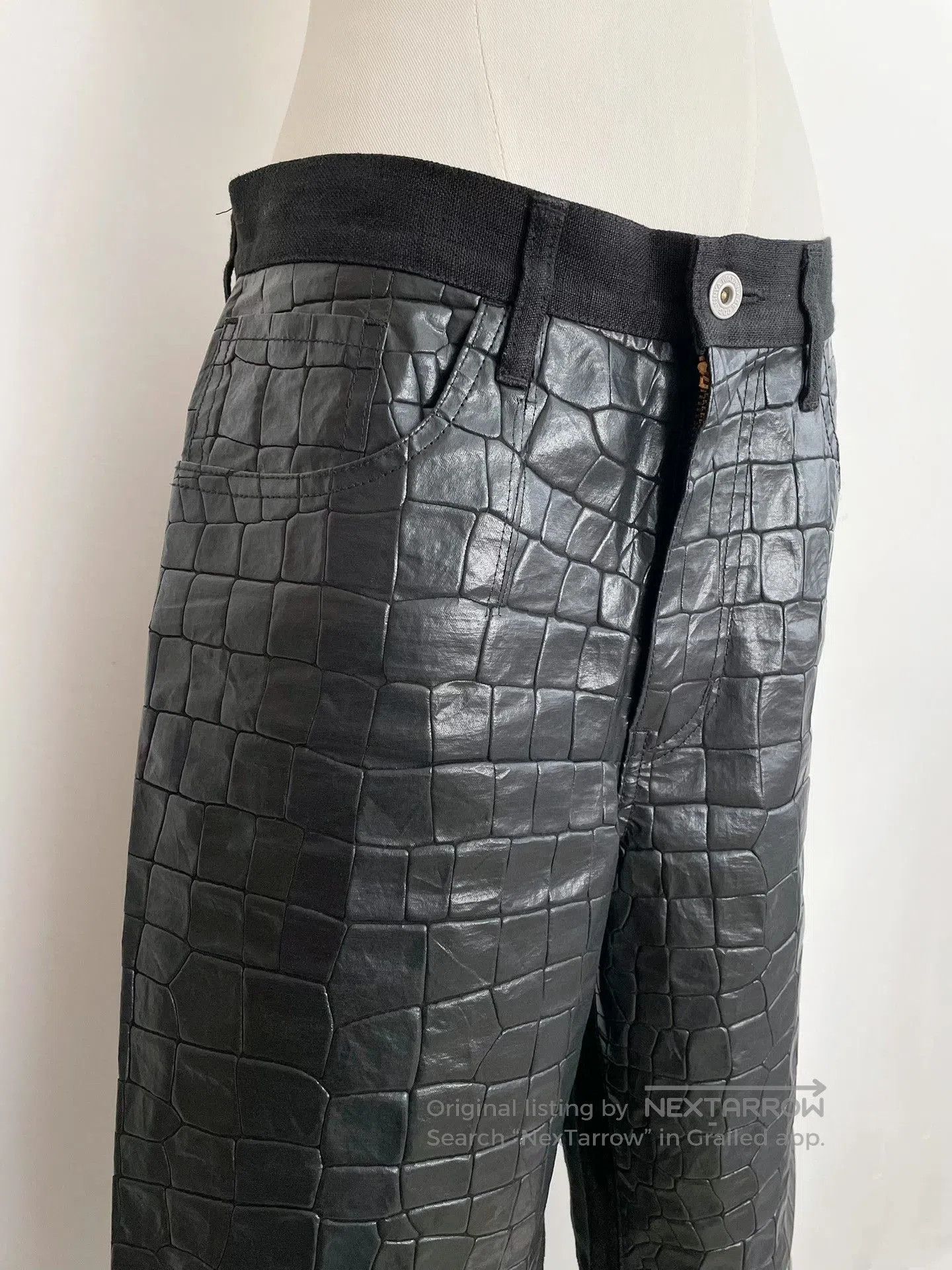 Junya Watanabe junya watanabe snake print wide leg pants. Size US 27 - 6 Thumbnail