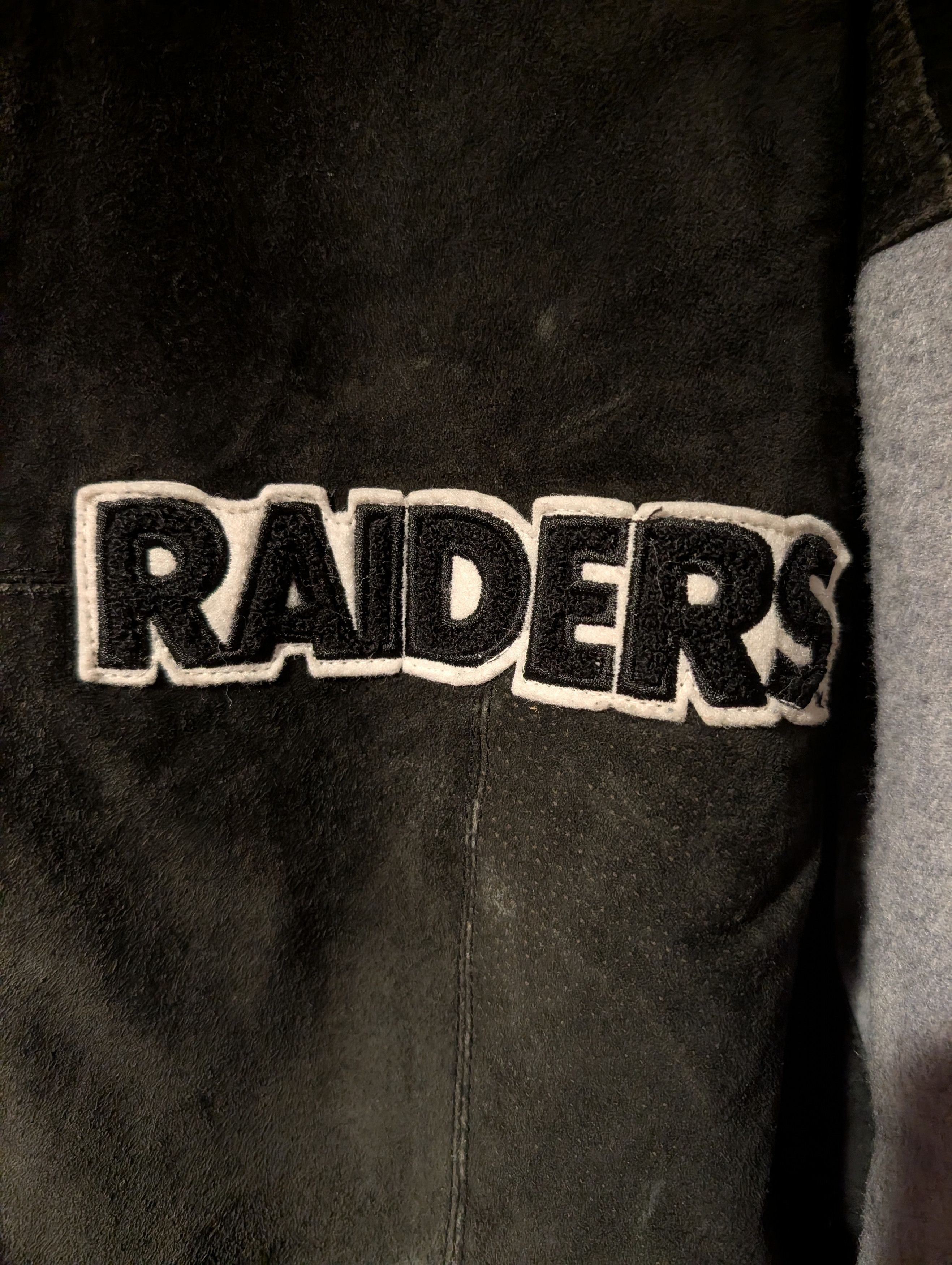 NFL Vintage Raiders Jacket Mens XL G-III Carl Banks Suede NFL Size US XL / EU 56 / 4 - 7 Thumbnail