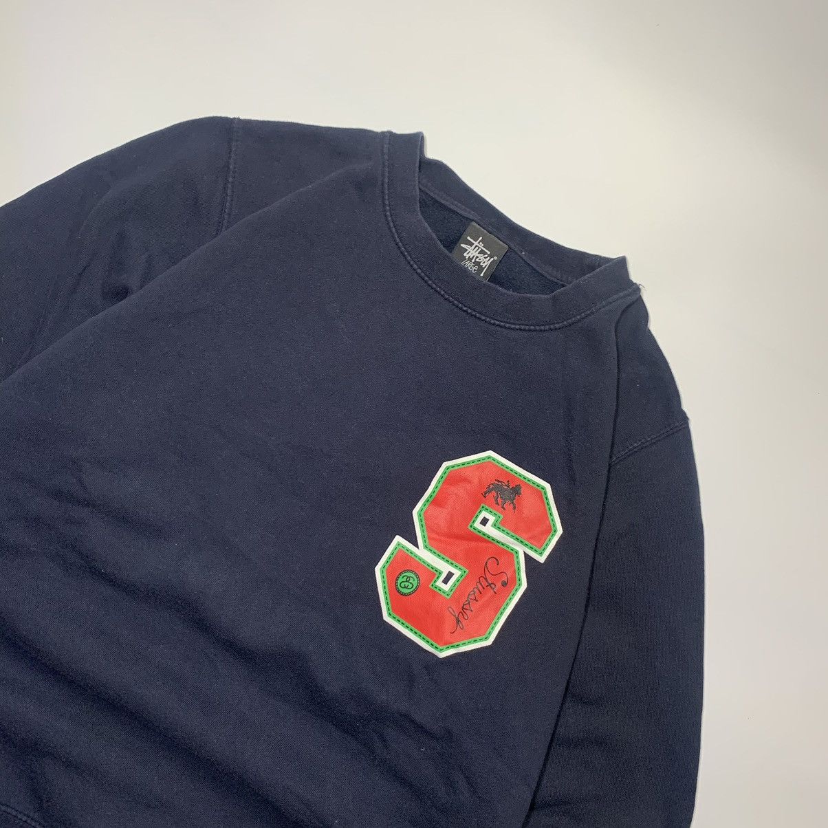 Other 90s Vintage Y2K Stussy 80 Sweatshirt Big Logo Size US L / EU 52-54 / 3 - 3 Thumbnail