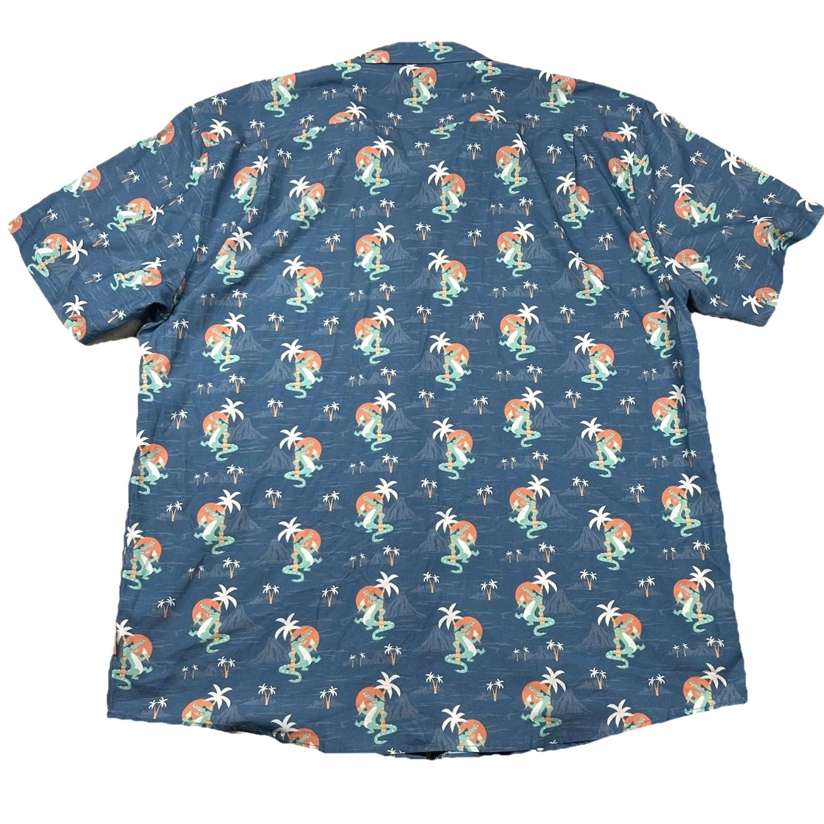 ALOHAS Tipsy Elves Shirt Mens 3XL All Over Print Alligators Hawaiian Aloha Tiki Resort Size US XXL / EU 58 / 5 - 2 Thumbnail