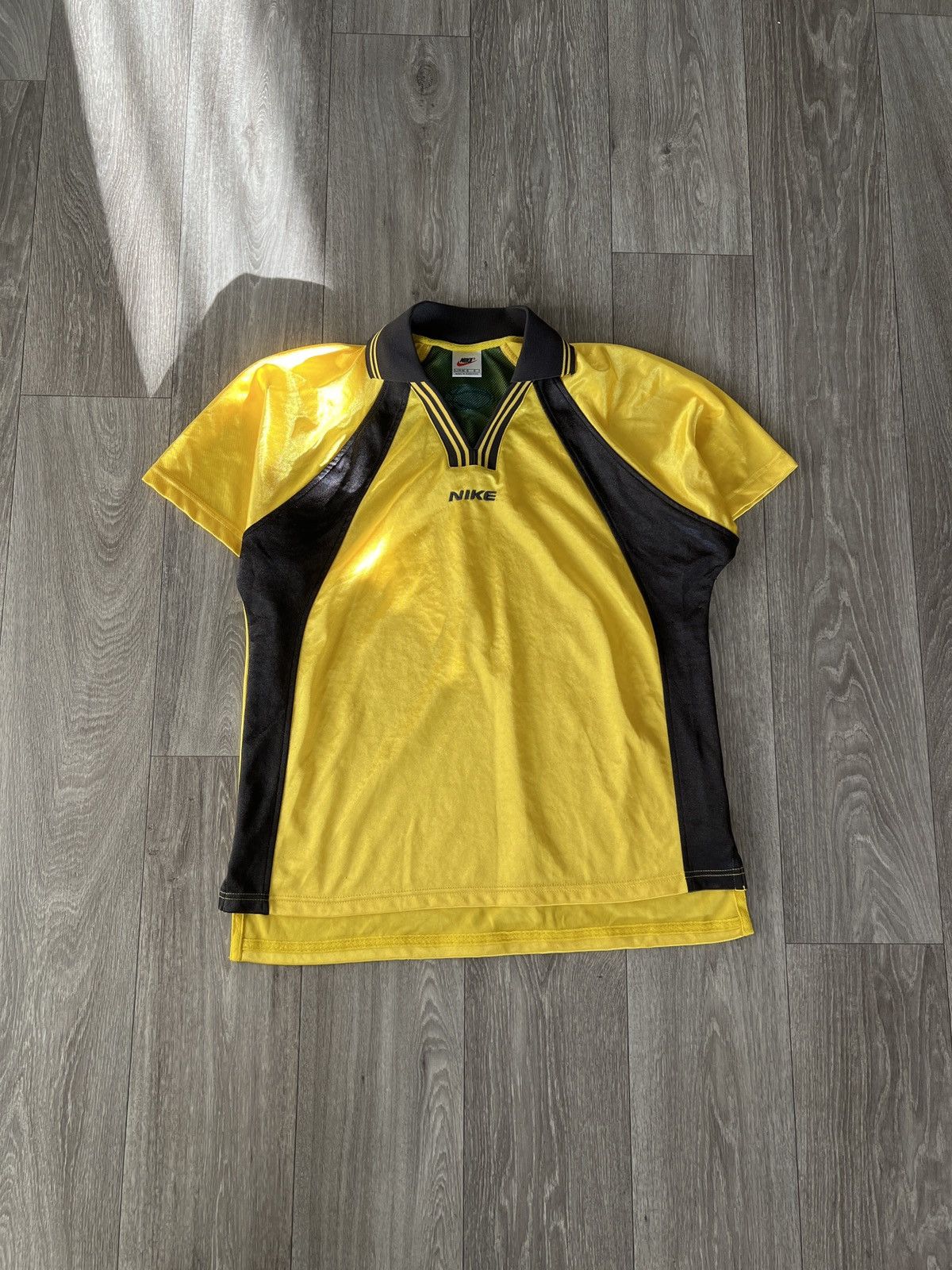 Nike × Vintage Vintage 90s Nike Polo Jersey Shirt Size US M / EU 48-50 / 2 - 1 Thumbnail
