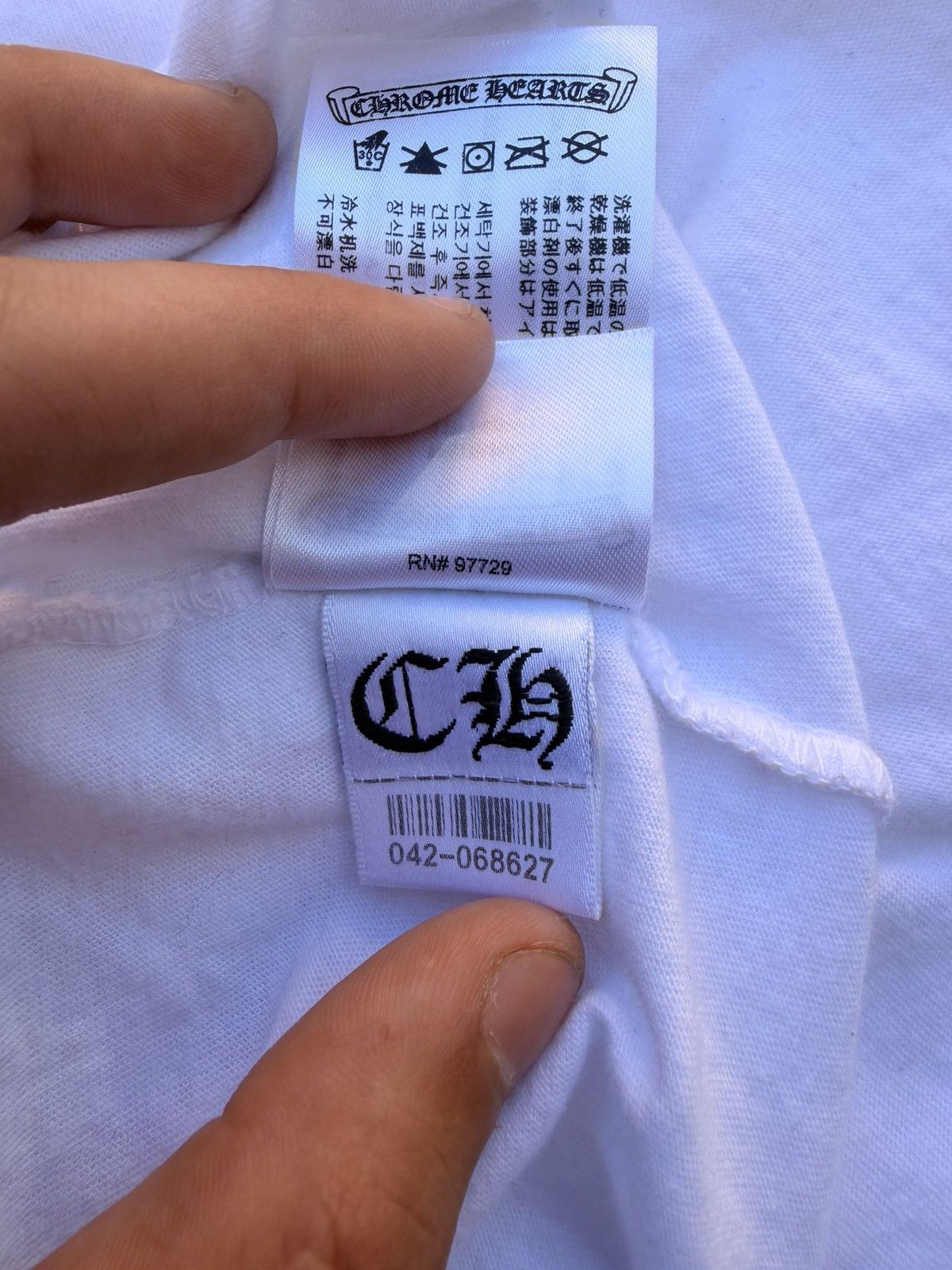 Chrome Hearts Chrome Hearts Collar Logo Tee Size US M / EU 48-50 / 2 - 7 Thumbnail