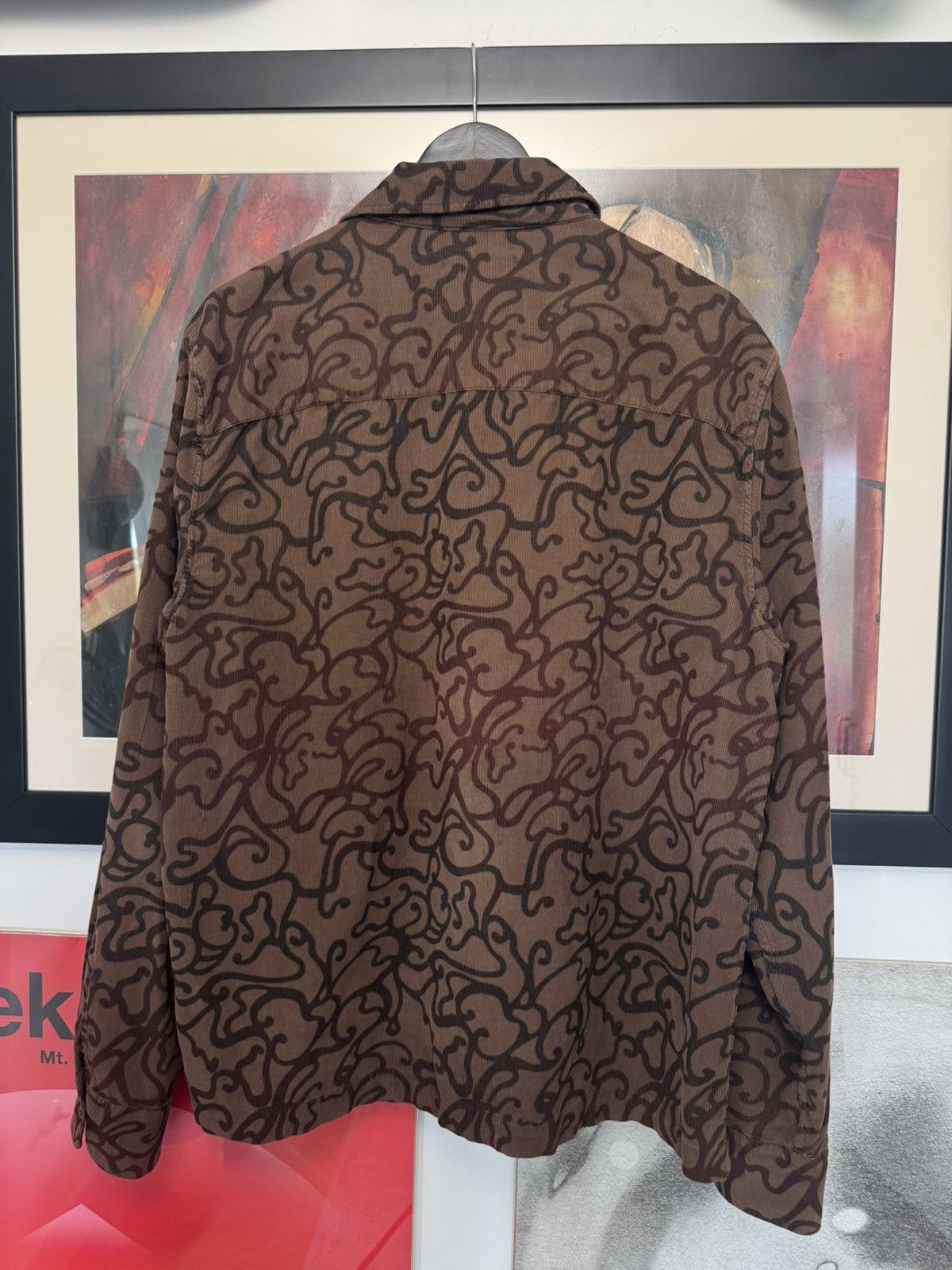 Our Legacy Our Legacy P.X. Evening Box Shirt Psychadelic Print Corduroy Size US L / EU 52-54 / 3 - 2 Thumbnail