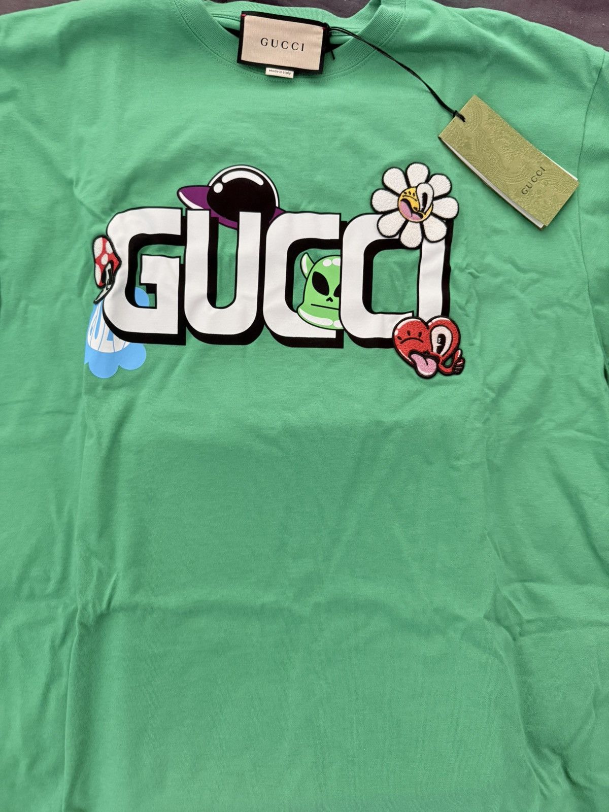Gucci Gucci embroidered t-shirt Size US XL / EU 56 / 4 - 3 Thumbnail
