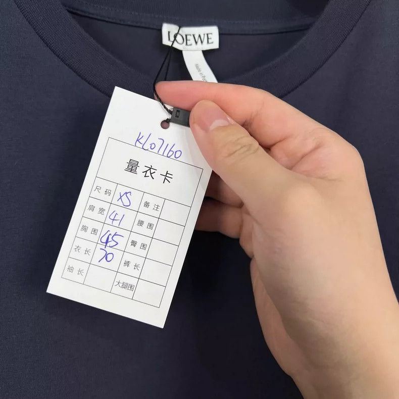 Loewe LOEWE Dark blue embroidered Logo short sleeve Size XS / US 0-2 / IT 36-38 - 7 Thumbnail