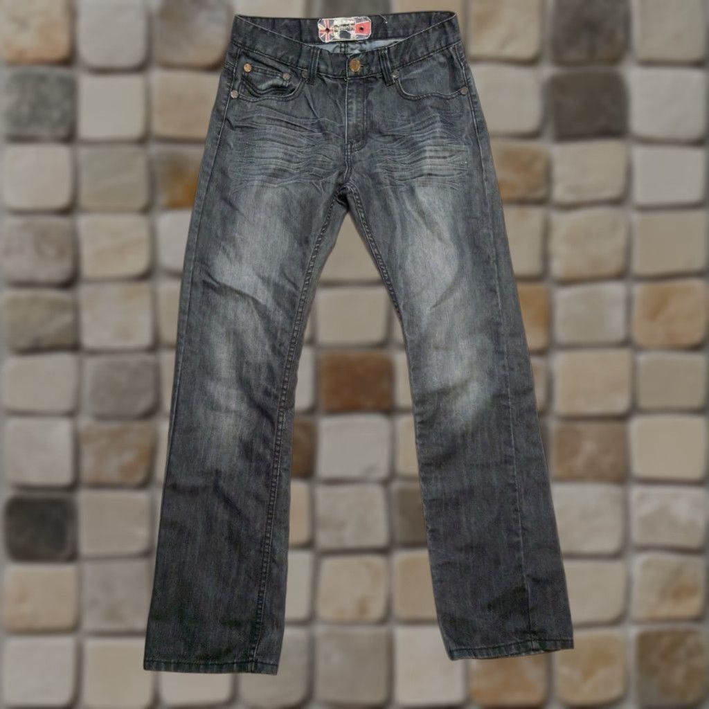 Vintage Monarchy Jeans Men 5-Pocket Denim Dark Wash Straight Blue Cotton Size 32 Vintage Regular Rise Mid 10-12 In Size US 32 / EU 48 - 1 Thumbnail