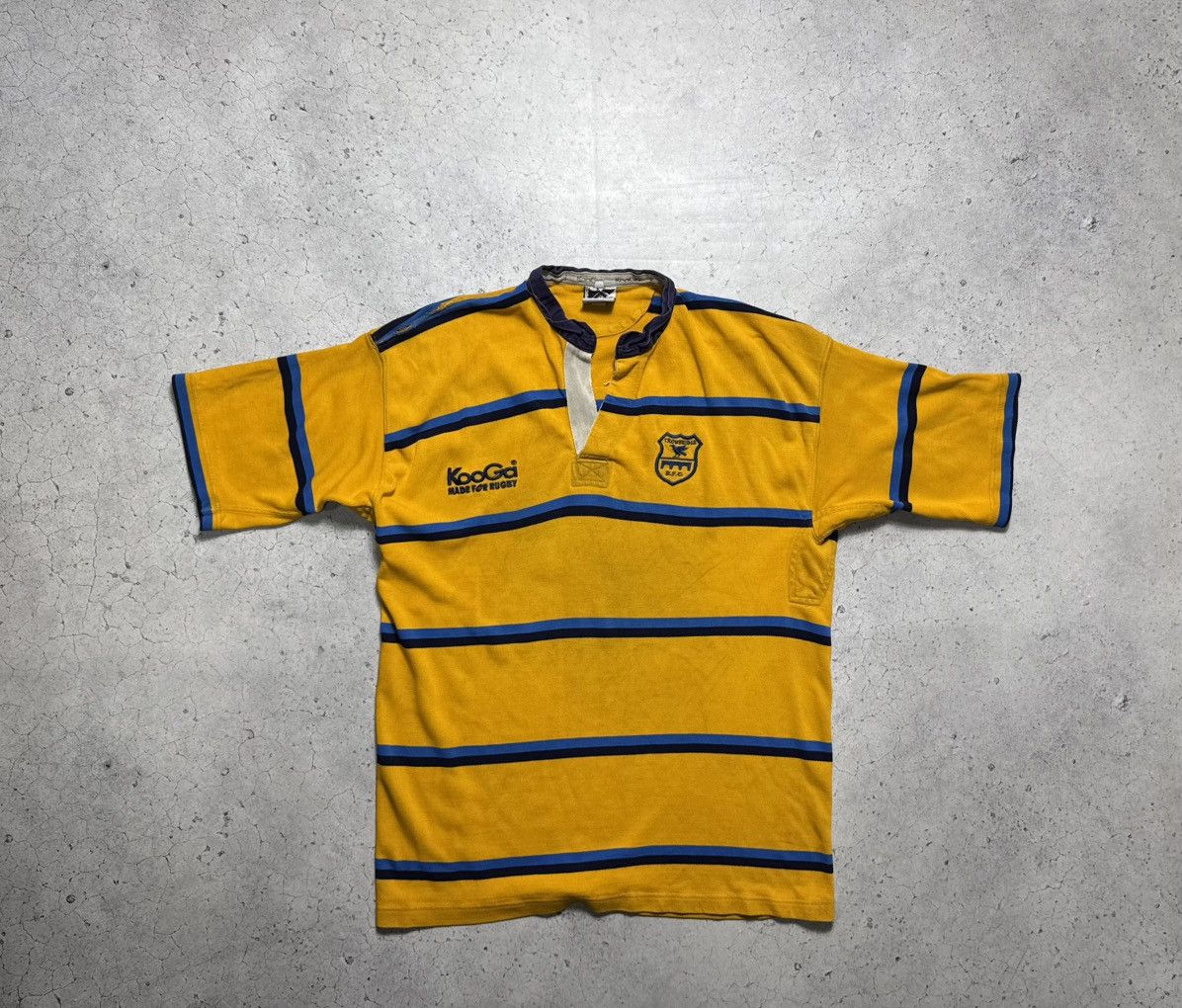 Vintage Kooga Trowbrigde Vintage Rugby Polo Shirt Jersey Size US L / EU 52-54 / 3 - 1 Thumbnail
