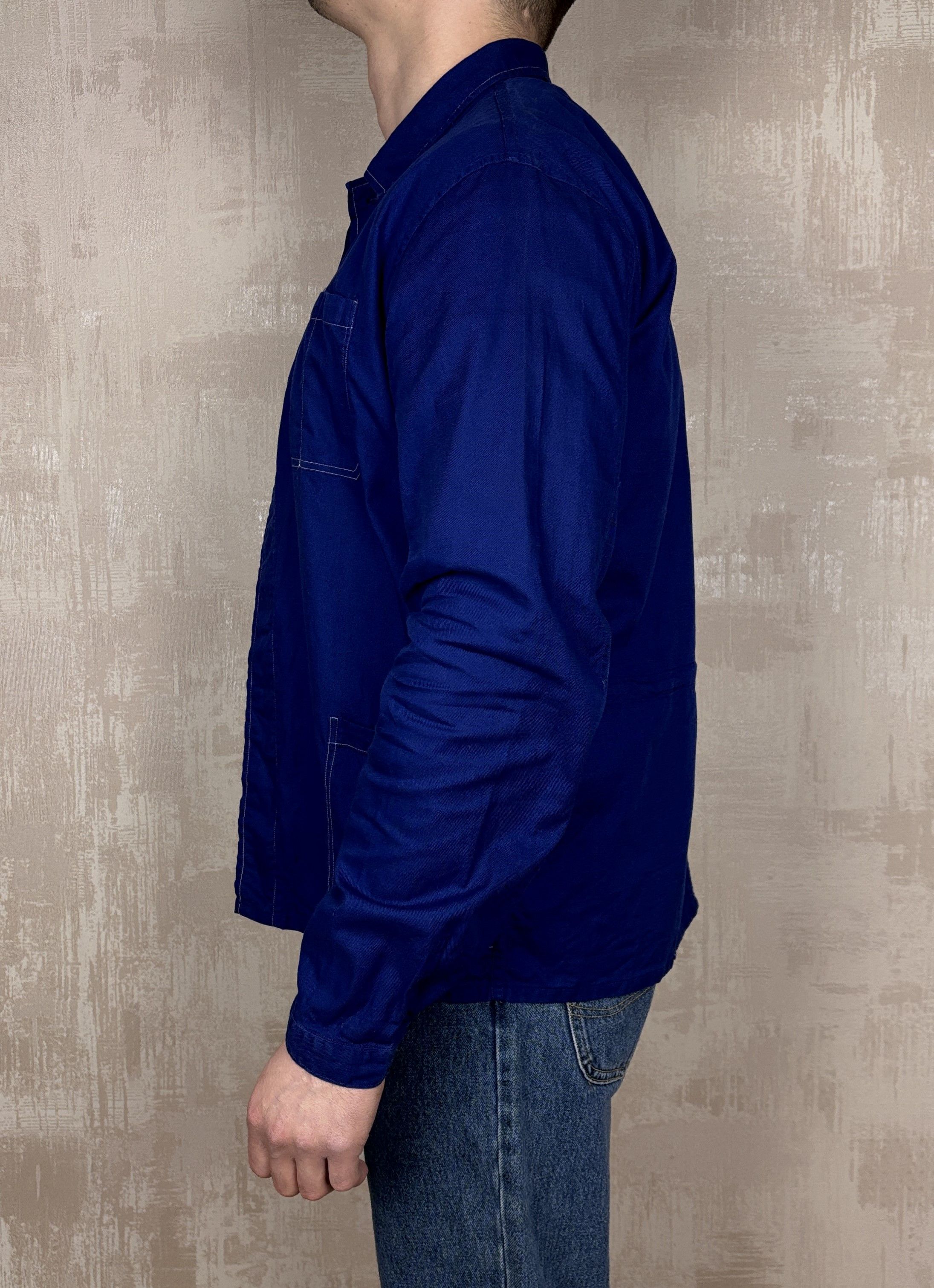 Le Laboureur Vintage Locontap Indigo Blue Work Jacket Chore French Size US L / EU 52-54 / 3 - 11 Thumbnail