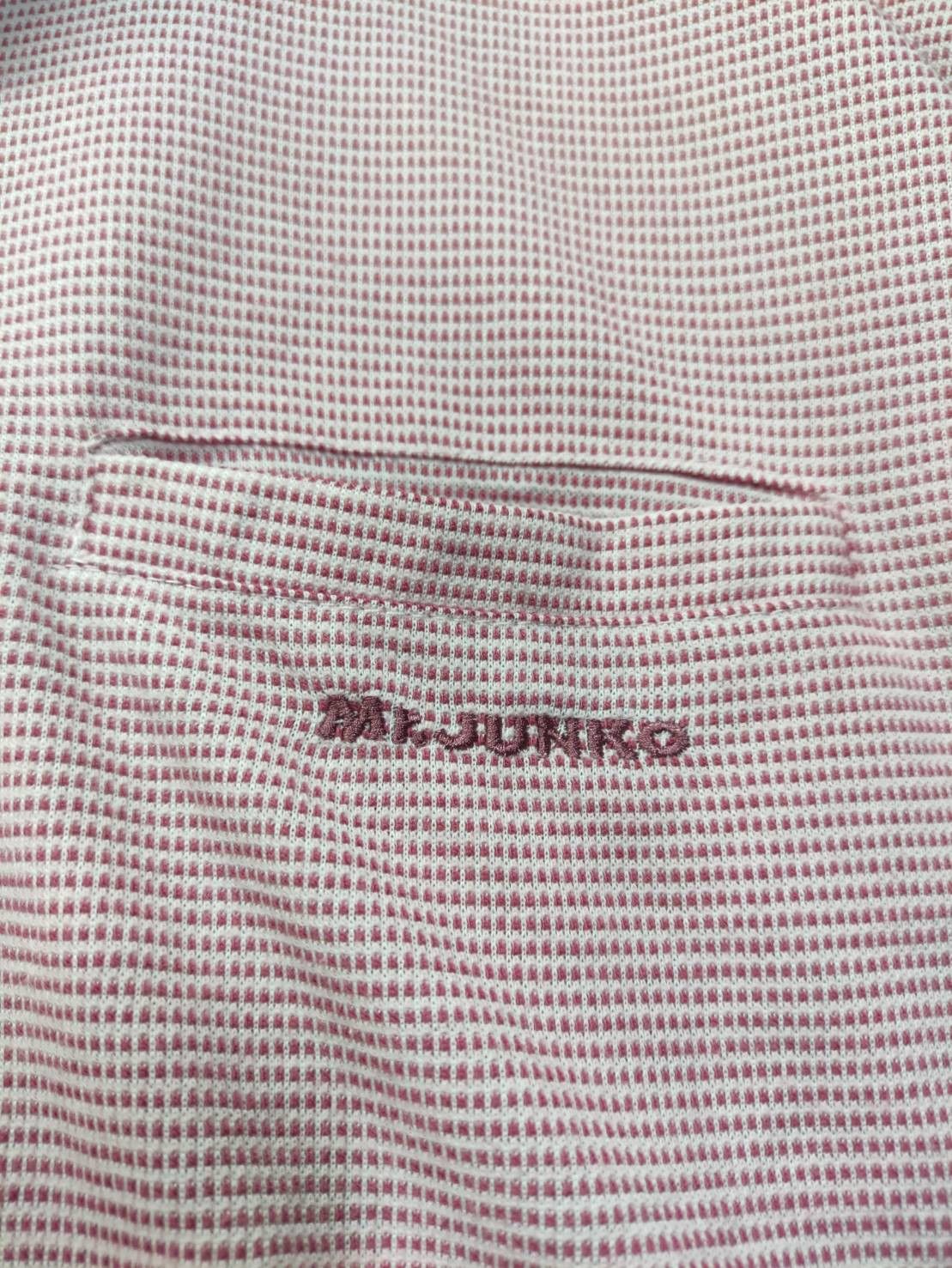 Mr. Junko Mr. Junko Koshino Pink Stripes L/S Polo Shirt Size US L / EU 52-54 / 3 - 3 Thumbnail