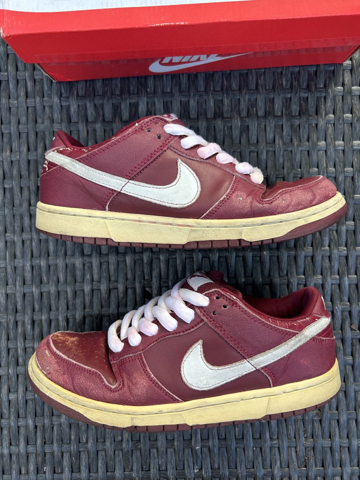 Nike Vintage Nike Dunk Pro B 'Team Red' 2001 Size US 7.5 / EU 40-41 - 1 Thumbnail