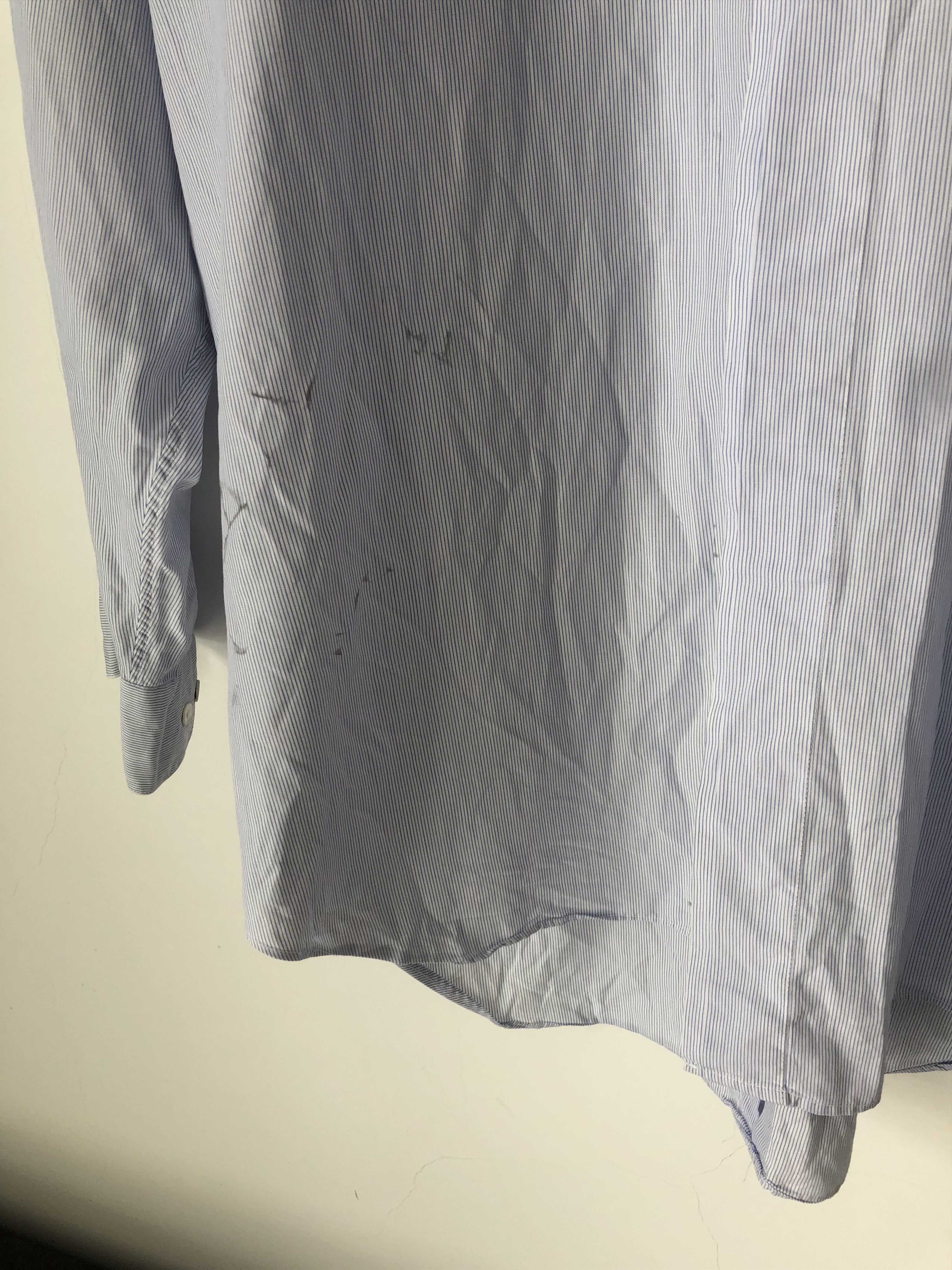 Issey Miyake pale blue stripes Size US M / EU 48-50 / 2 - 3 Thumbnail