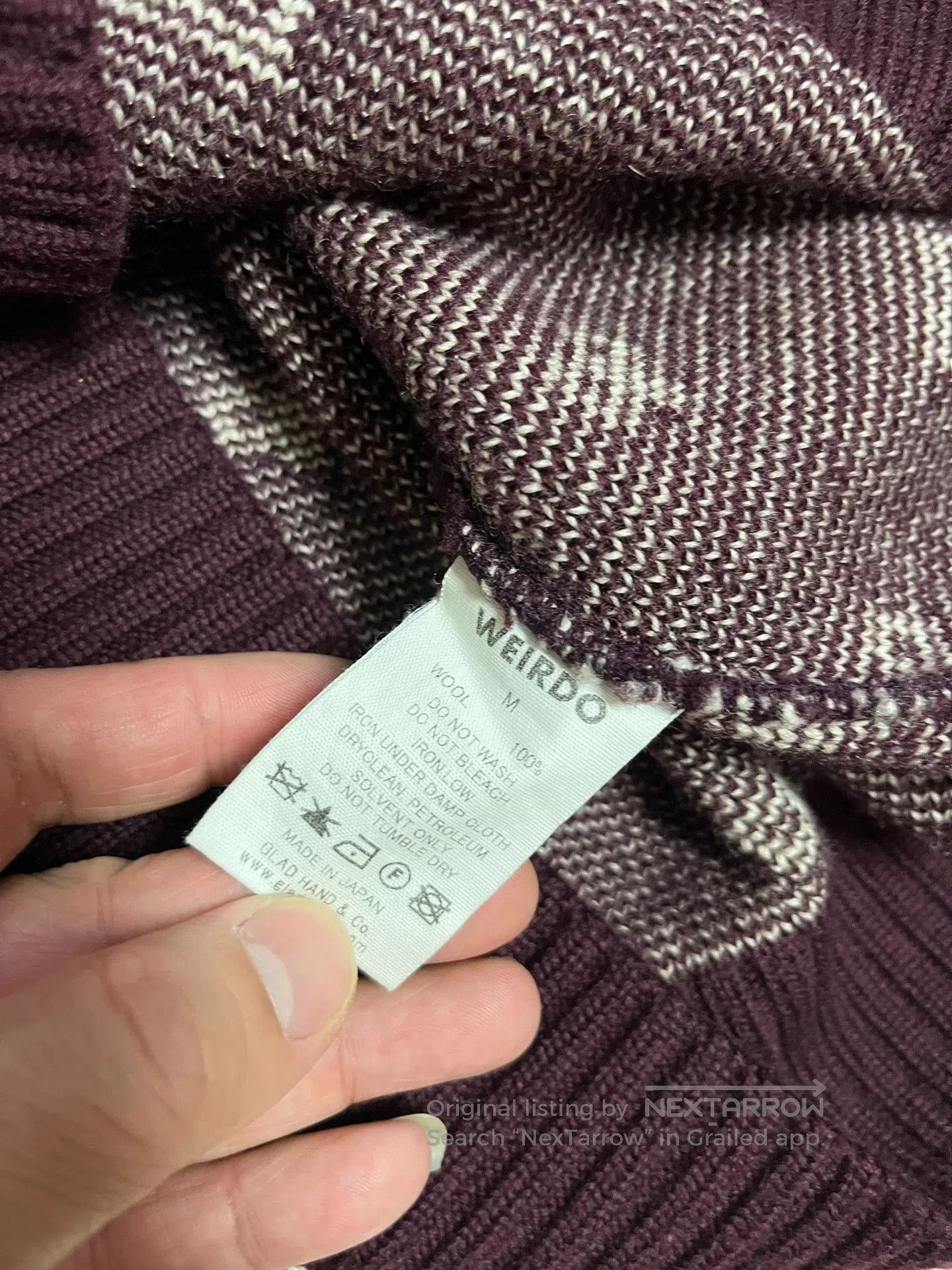 Other Weirdo Wine Red Sweater. Size US M / EU 48-50 / 2 - 2 Thumbnail