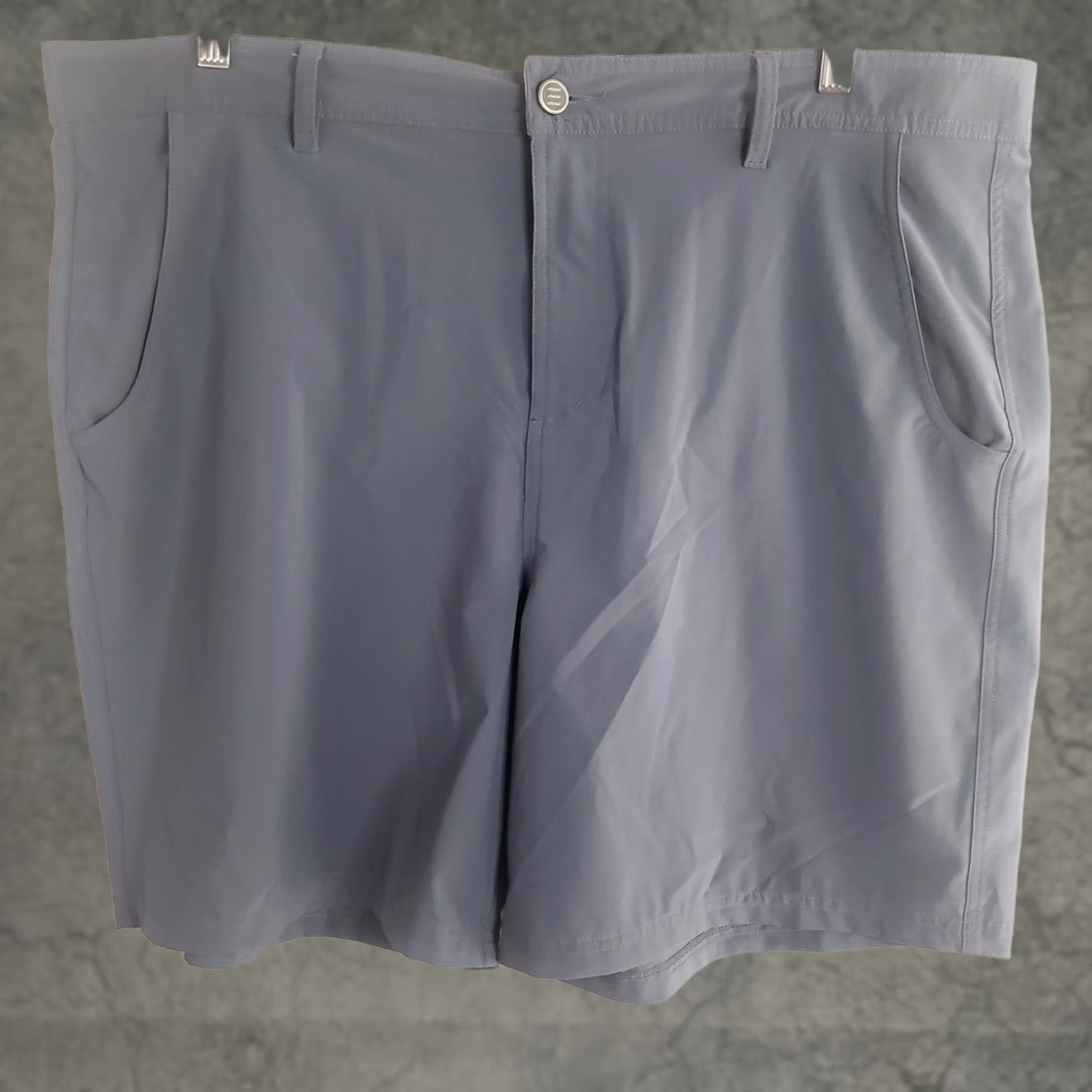 Vintage Free Fly Men 40x8 Dark Gray Performance Fishing Chino Sportswear Shorts Size US 40 / EU 56 - 1 Thumbnail