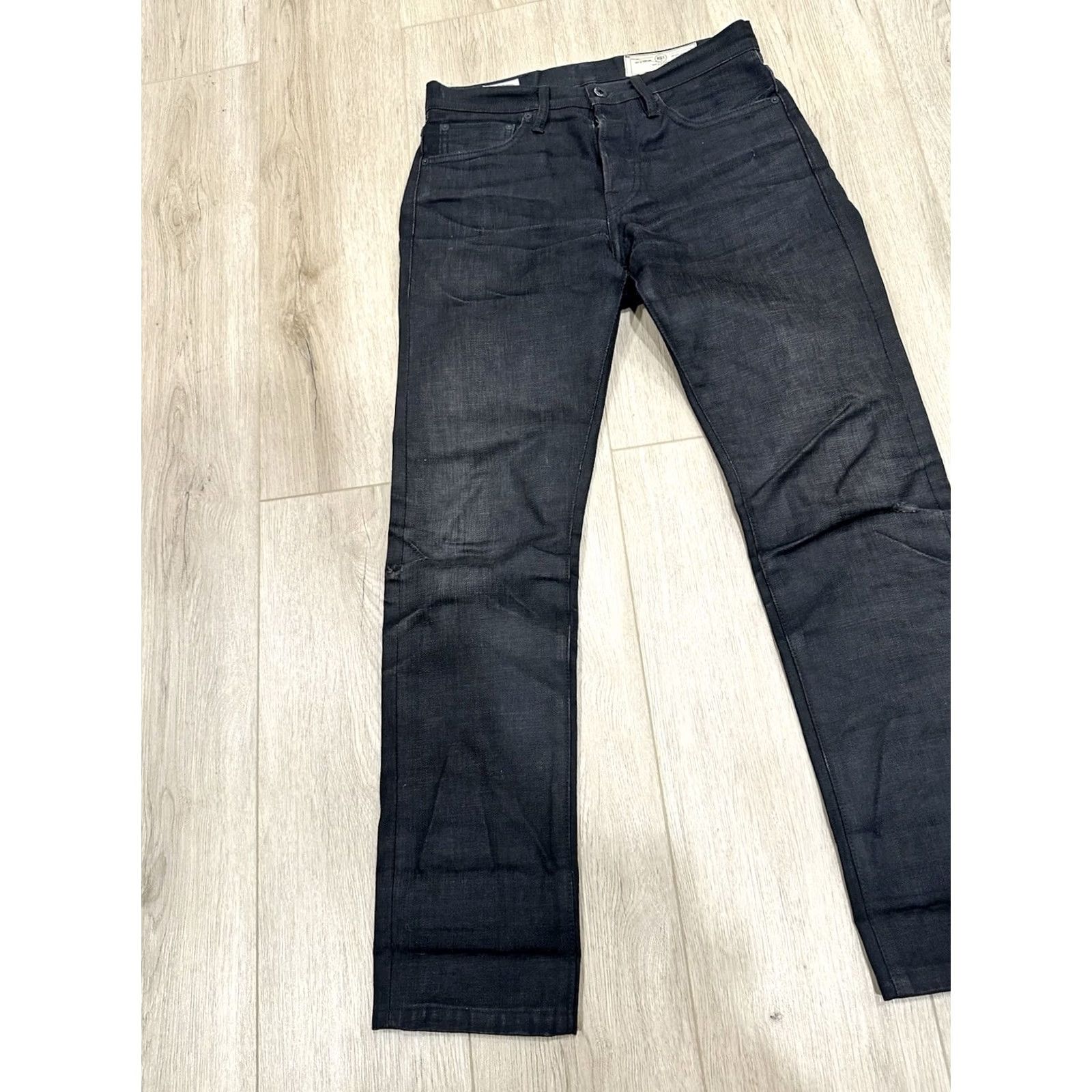 Rogue Territory Rogue Territory Jeans Relax Tapered 31x31 Black Cotton Denim 5-Pocket Mens Regular Rise Mid Flaws Vintage No N/A Size US 31 - 3 Thumbnail