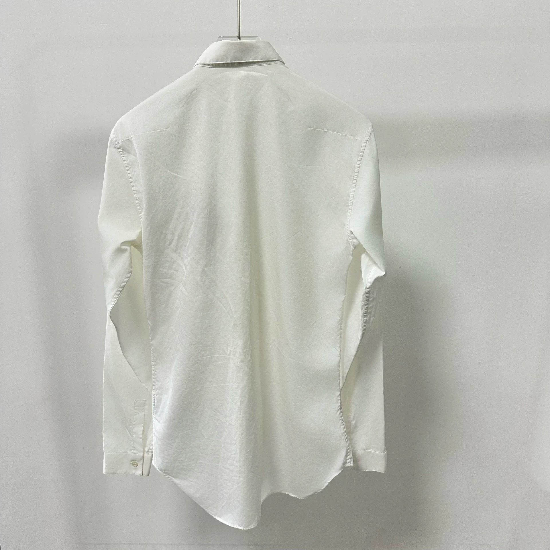 Dior Dior White Camellia Embroidered Logo Shirt 37 Size US XS / EU 42 / 0 - 4 Thumbnail