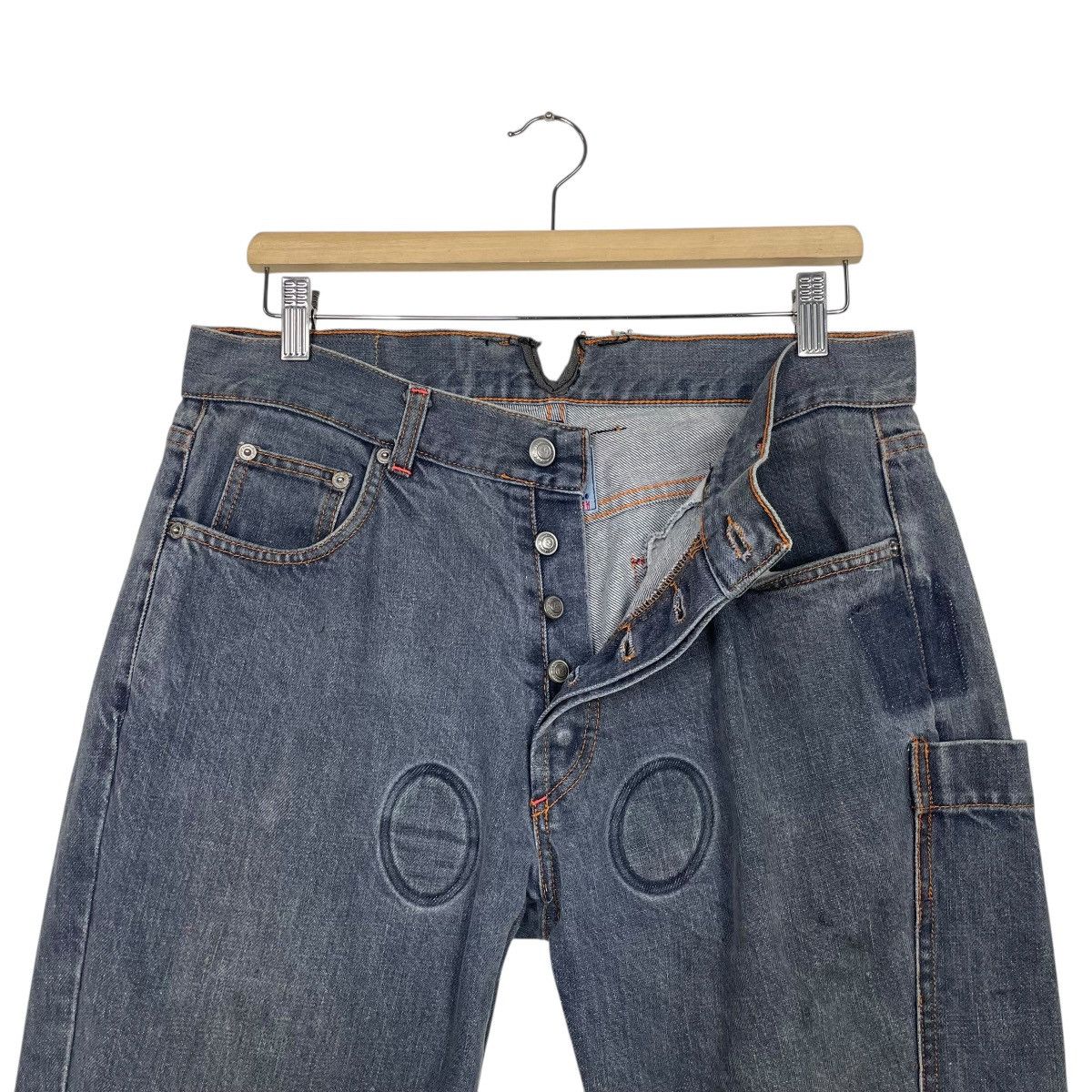 Walter Van Beirendonck W&Lt Walter Van Beirendonck Padded Pistol Holster Jeans Size US 34 / EU 50 - 14 Thumbnail