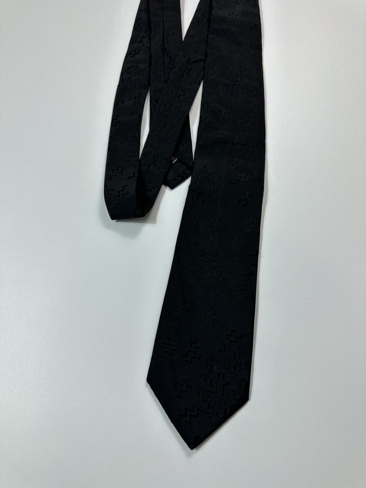 Prada Prada Monogram Tie Silk Size ONE SIZE - 4 Thumbnail