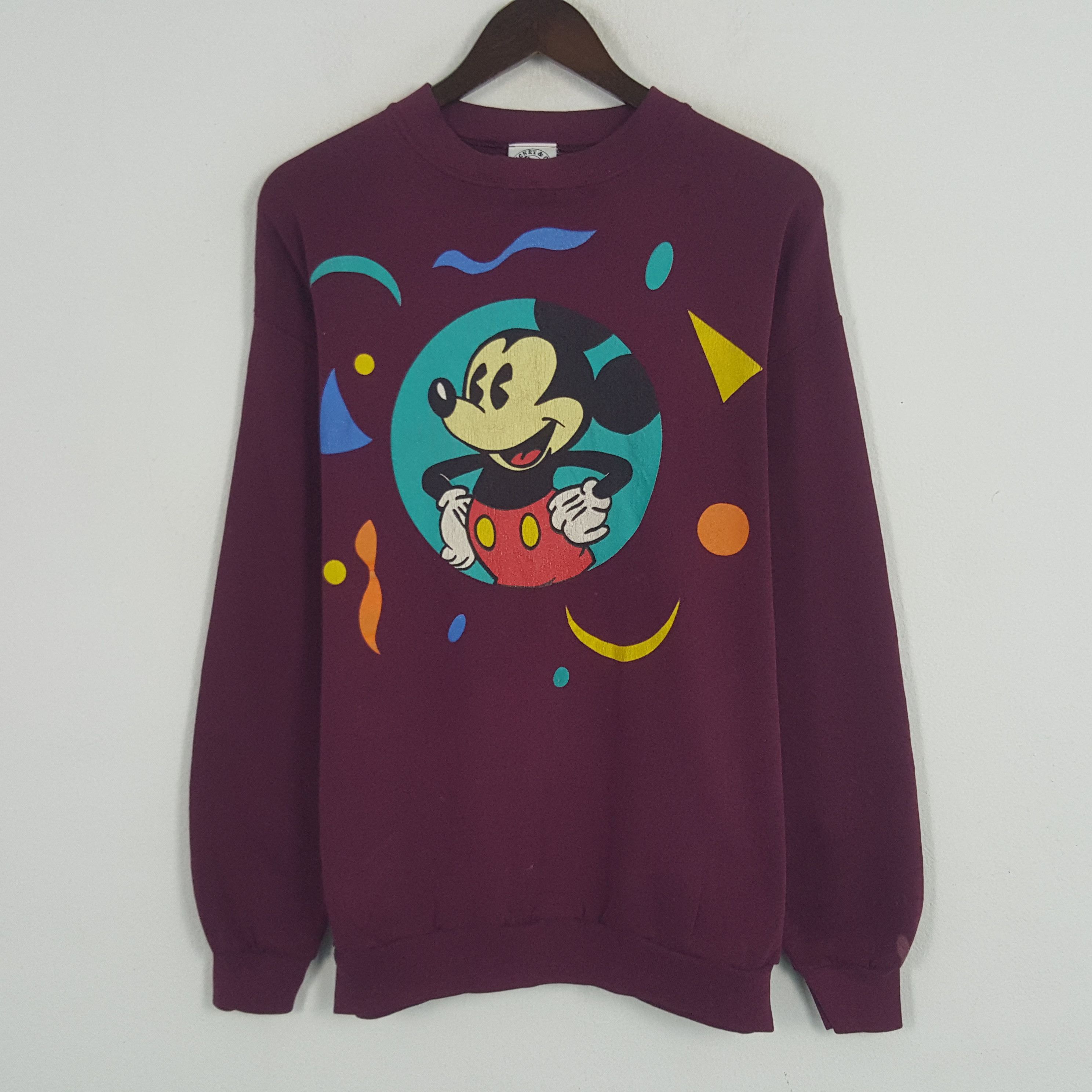 Disney × Mickey & Co. × Vintage Vintage Mickey Mouse Cartoon Sweatshirt Size US M / EU 48-50 / 2 - 1 Thumbnail