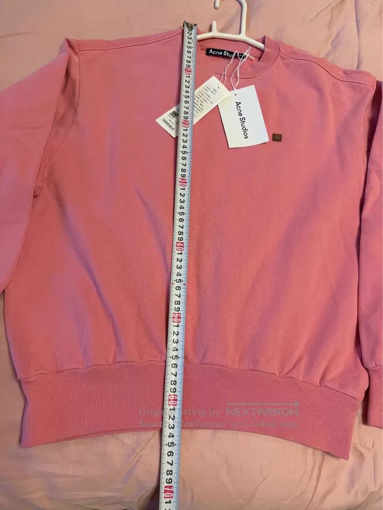 Acne Studios Acne Studios Pink Sweatshirt, Small Logo on Chest, Loose F Size XXS / US 00 / IT 34 - 7 Thumbnail