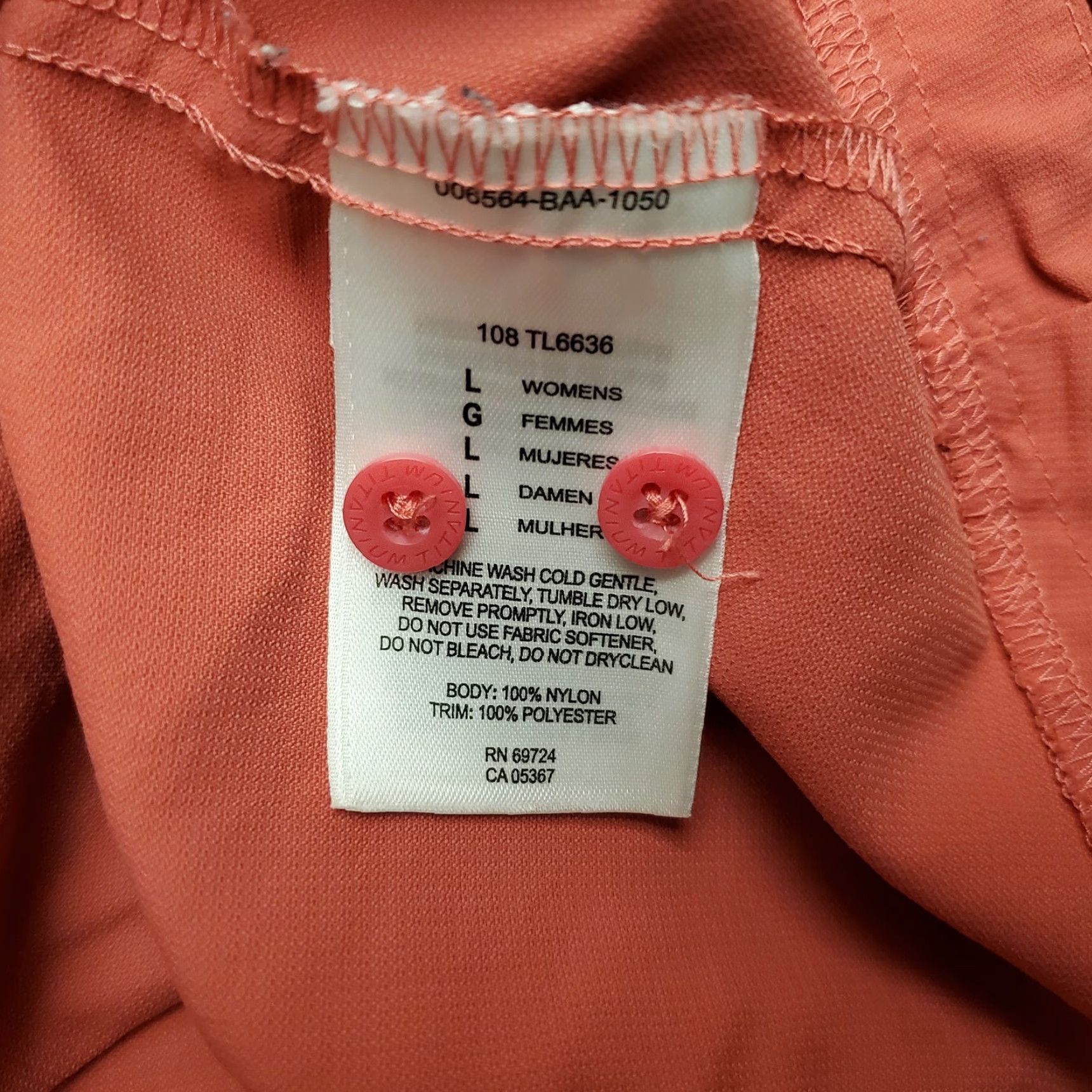 Vintage Columbia Shirt Women L Red Vented Roll Tab Outdoor Gorp Hike Fish Gorp Outdoor Size L / US 10 / IT 46 - 7 Thumbnail