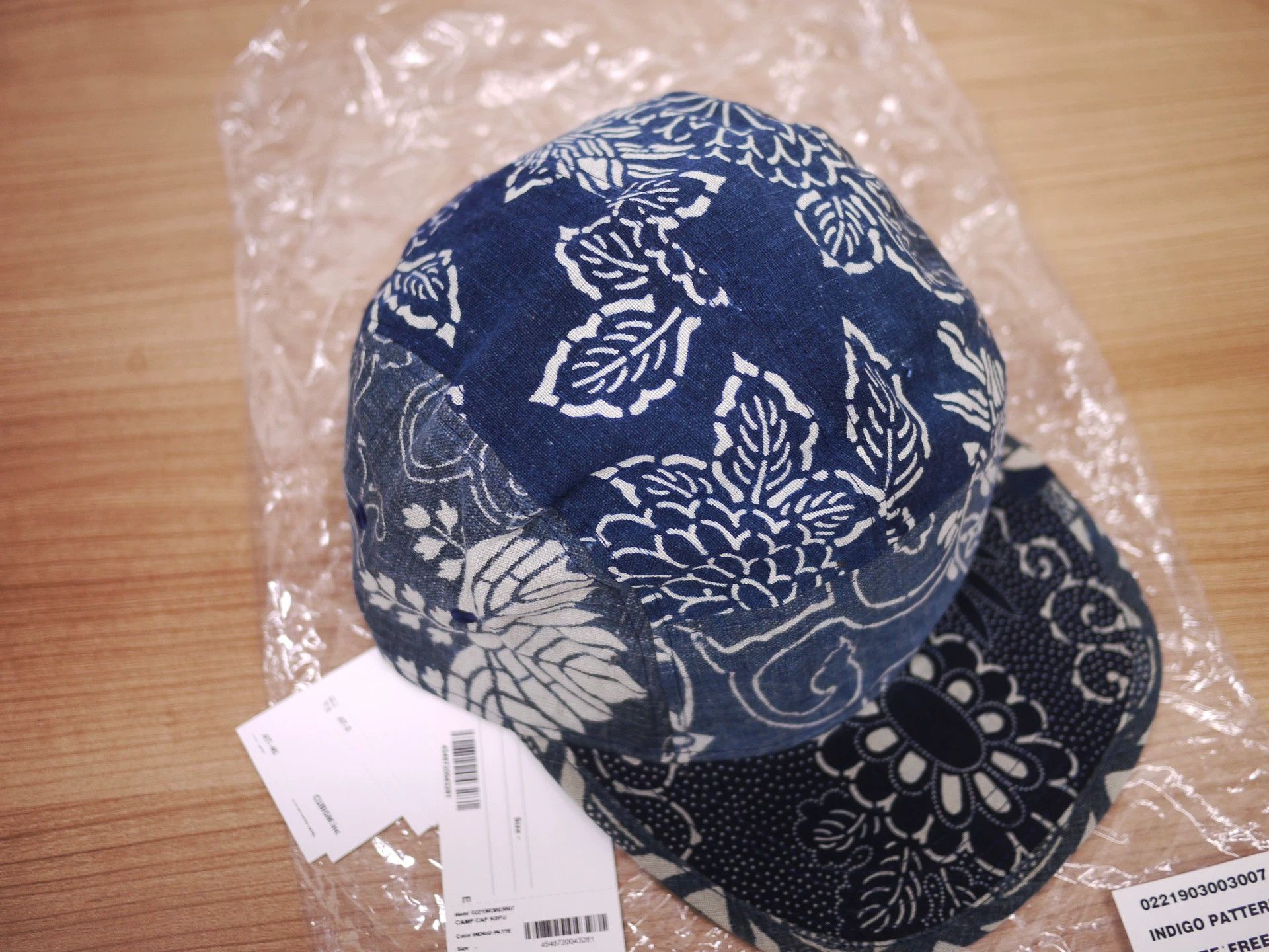 Visvim Visvim 21SS ICT Cap Kofu Indigo Pattern New Free Size ONE SIZE - 4 Thumbnail