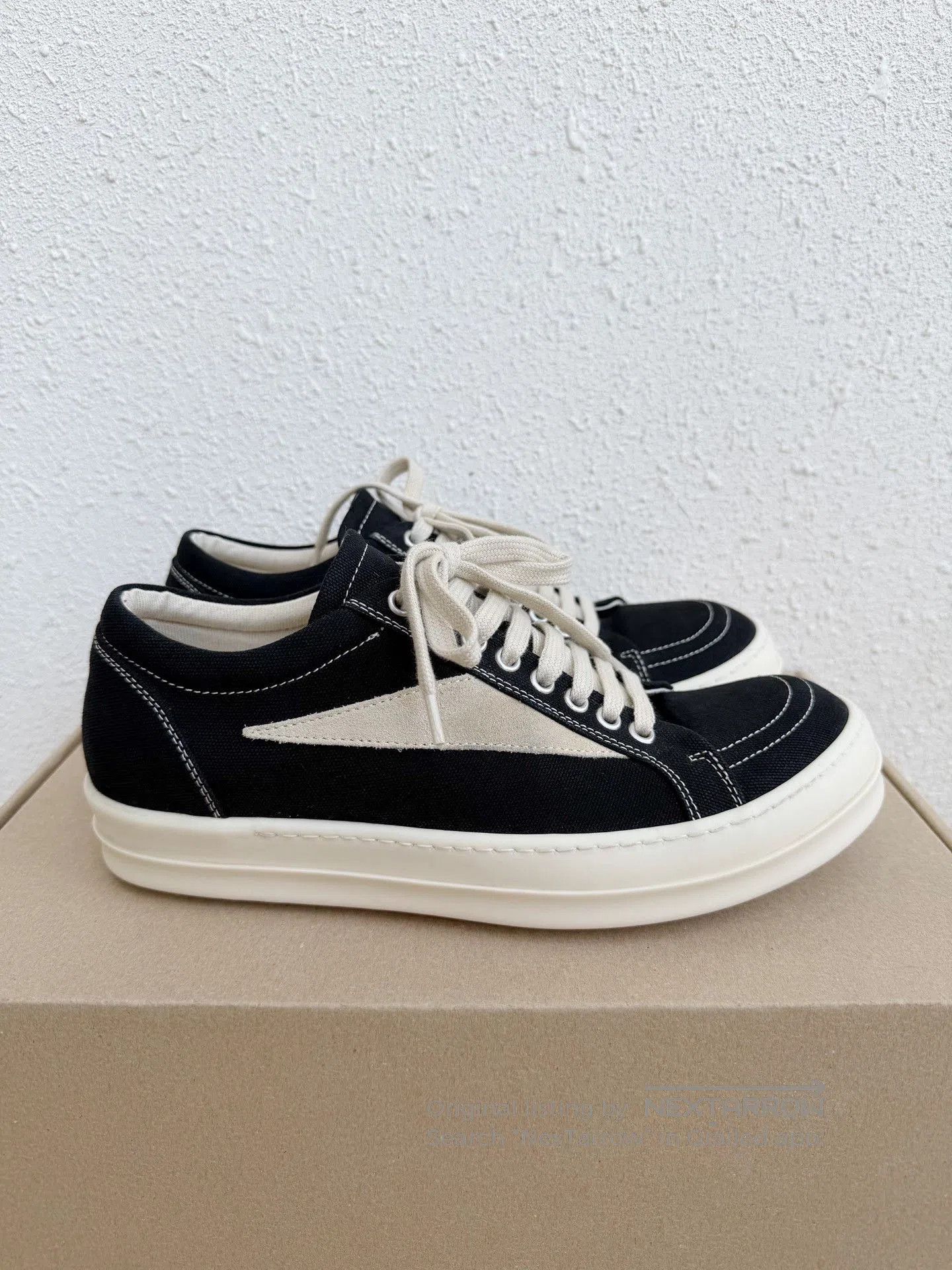 Rick Owens Drkshdw Rick Owens DRKSHDW Canvas Shoes. Size US 7 / EU 40 - 1 Thumbnail