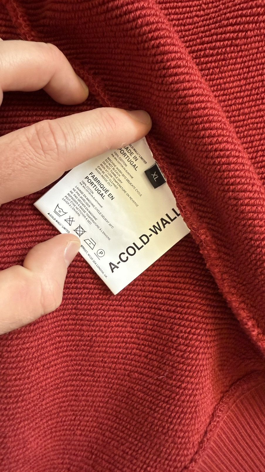 A-COLD-WALL* A-Cold-Wall Logo Hoodie Sweatshirt Size US XL / EU 56 / 4 - 3 Thumbnail