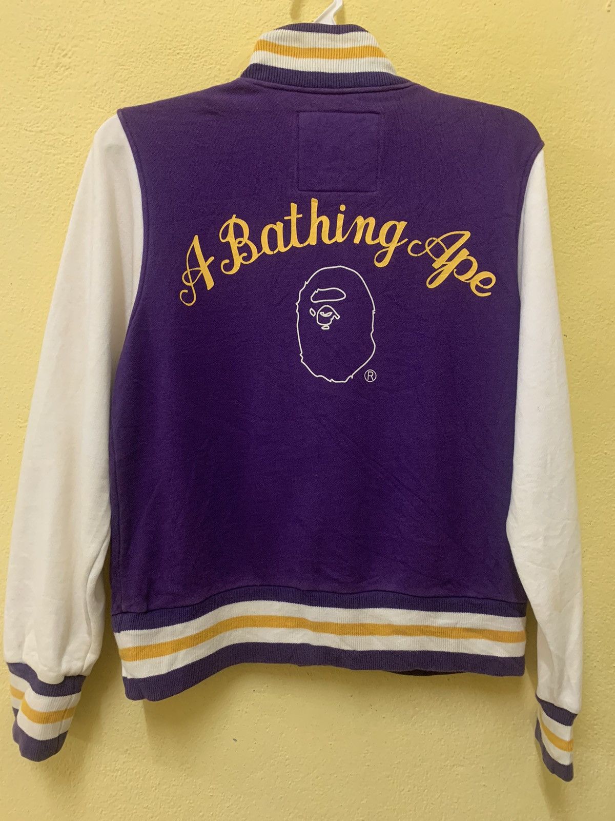 Bape Apee Sweat Varsity Jacket Size XS / US 0-2 / IT 36-38 - 4 Thumbnail