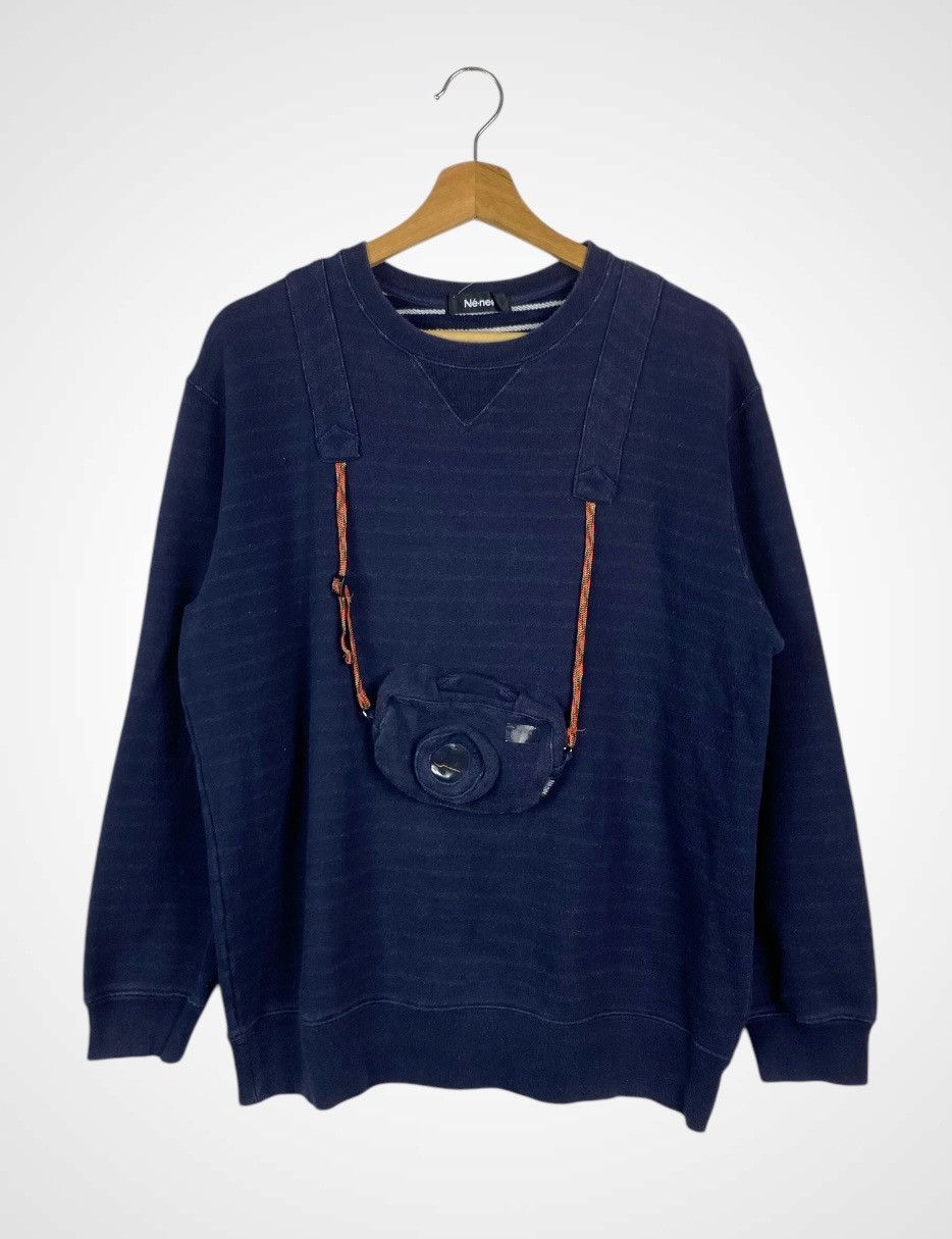 Issey Miyake Rare Design Vintage Ne-net Issey Miyake Sweatshirt Size US L / EU 52-54 / 3 - 1 Thumbnail