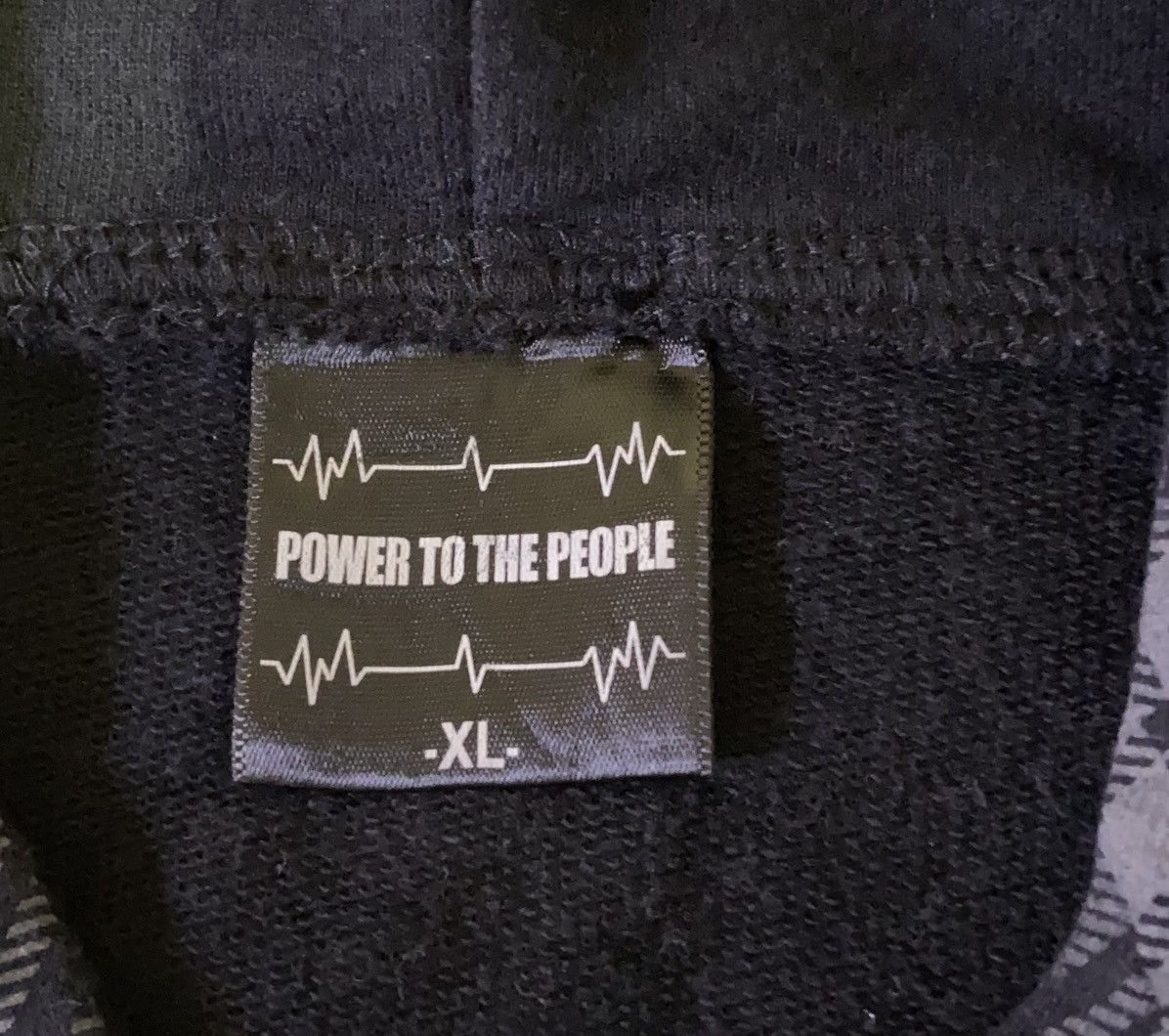 Japanese Brand × Vintage Japanese Brand Power To The People Zipper Hoodie Punk Style Size US L / EU 52-54 / 3 - 9 Thumbnail