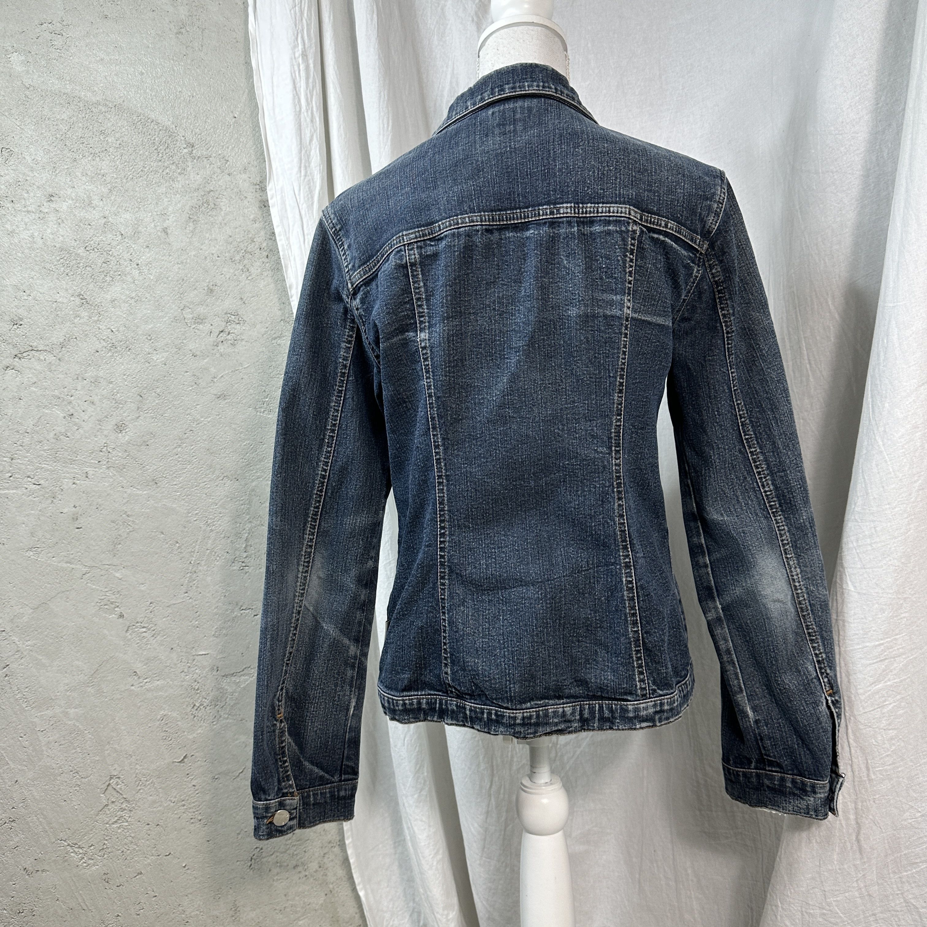 Miss Sixty × Vintage Miss Sixty Y2K Vintage Fitted Denim Jacket Size M / US 6-8 / IT 42-44 - 9 Thumbnail