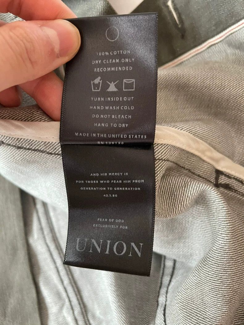 Fear of God Fear of God Co-branded denim jacket Size US S / EU 44-46 / 1 - 3 Thumbnail