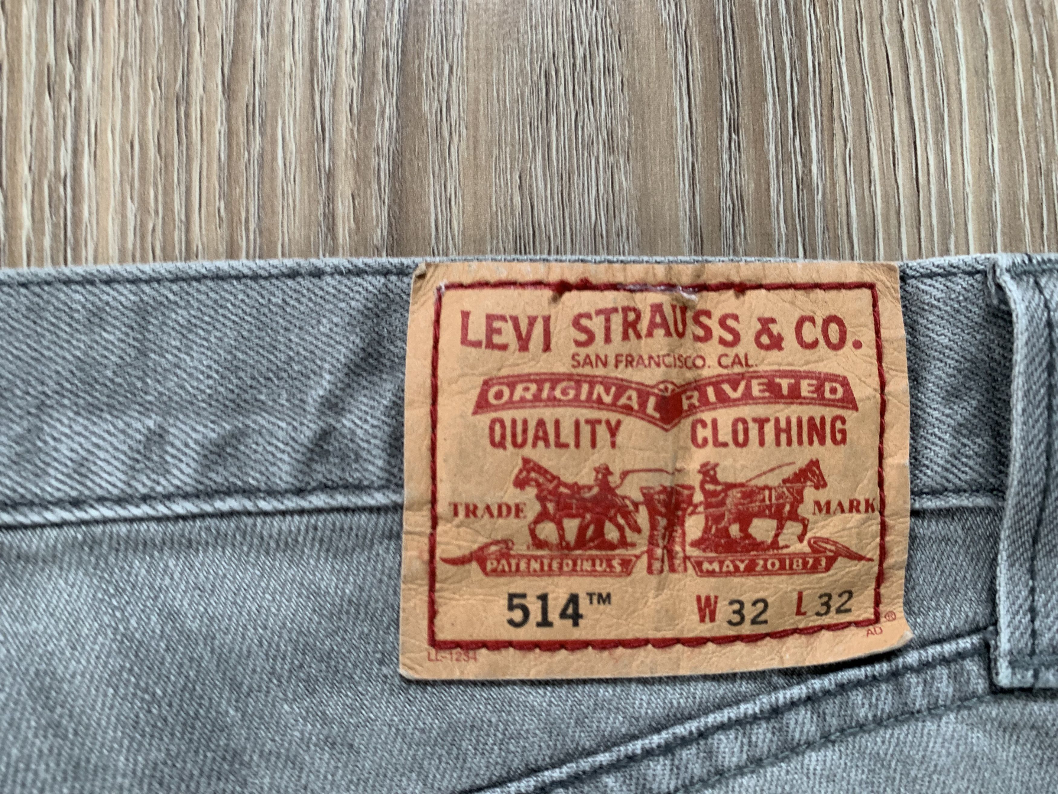 Levi's × Levi's Vintage Clothing × Vintage Levis 514 Slim Straight Vintage Grey Denim Jeans Size US 32 / EU 48 - 6 Thumbnail