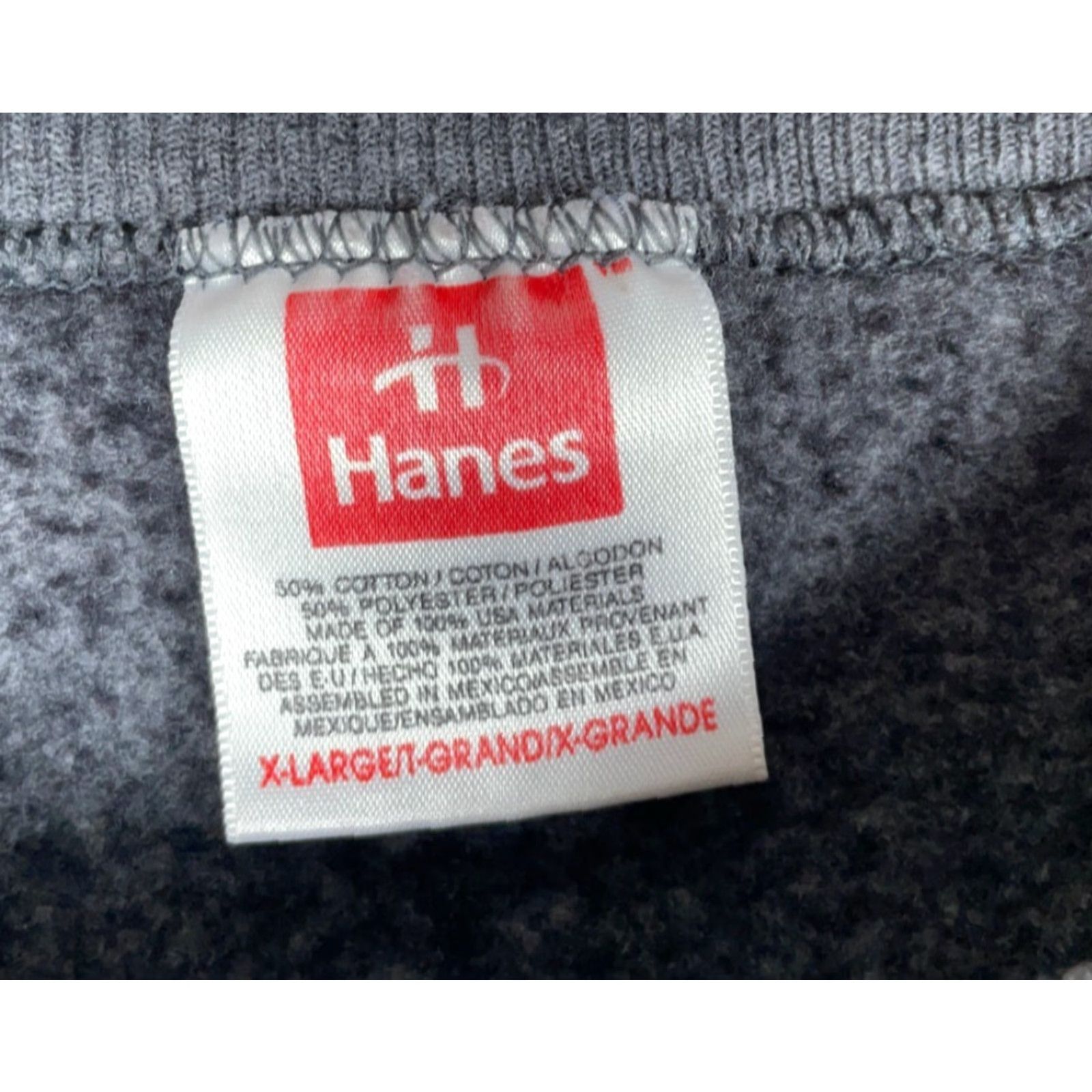 Hanes VINTAGE Hanes Fort Myers Florida Sweatshirt Crewneck XL Gray Embroidered 50-50 Cotton-Polyester Men Size US XL / EU 56 / 4 - 3 Thumbnail
