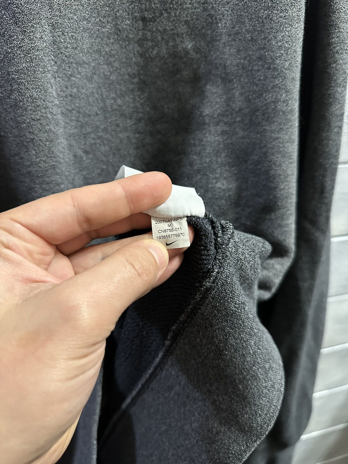 Nike Rare Sweatshirt Nike Centr Logo Small Swoosh Drill. Size US M / EU 48-50 / 2 - 6 Thumbnail