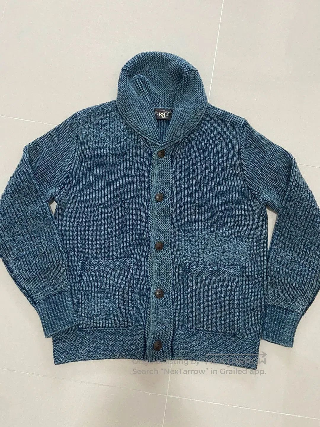 RRL Ralph Lauren RRL Double RL Distressed Shawl Collar. Size US M / EU 48-50 / 2 - 6 Thumbnail