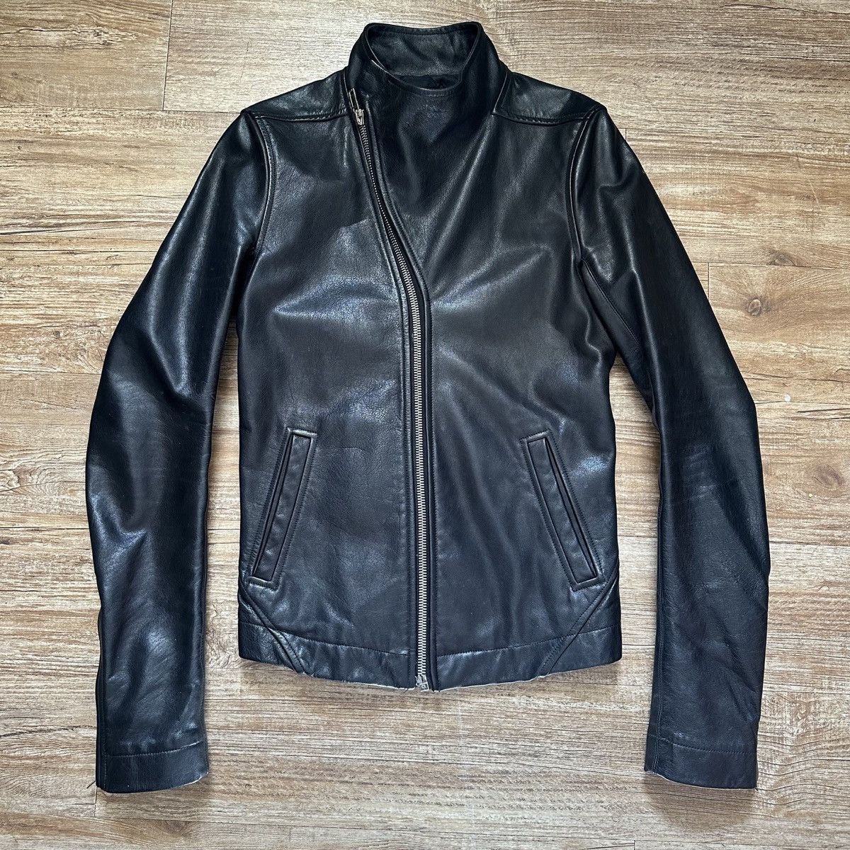 Rick owens molino leather jacket SIZE48 - ジャケット・アウター
