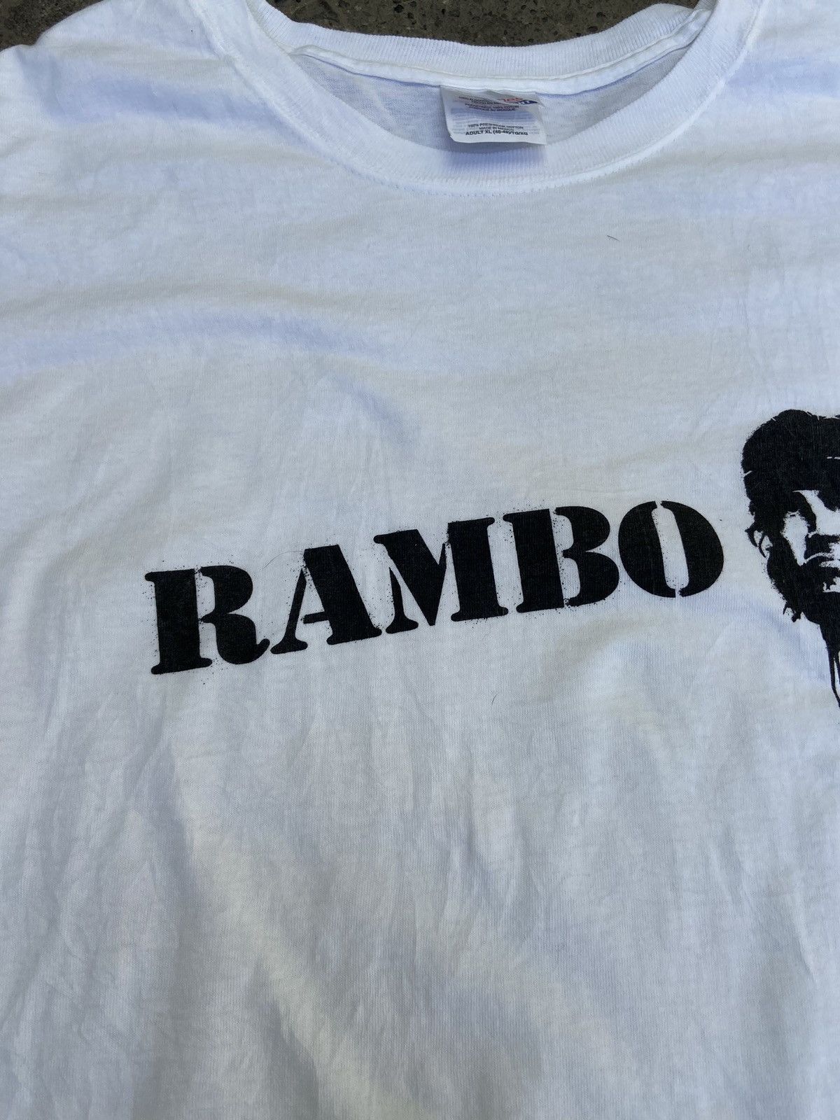 Vintage Vintage rambo t shirt Size US XL / EU 56 / 4 - 4 Thumbnail