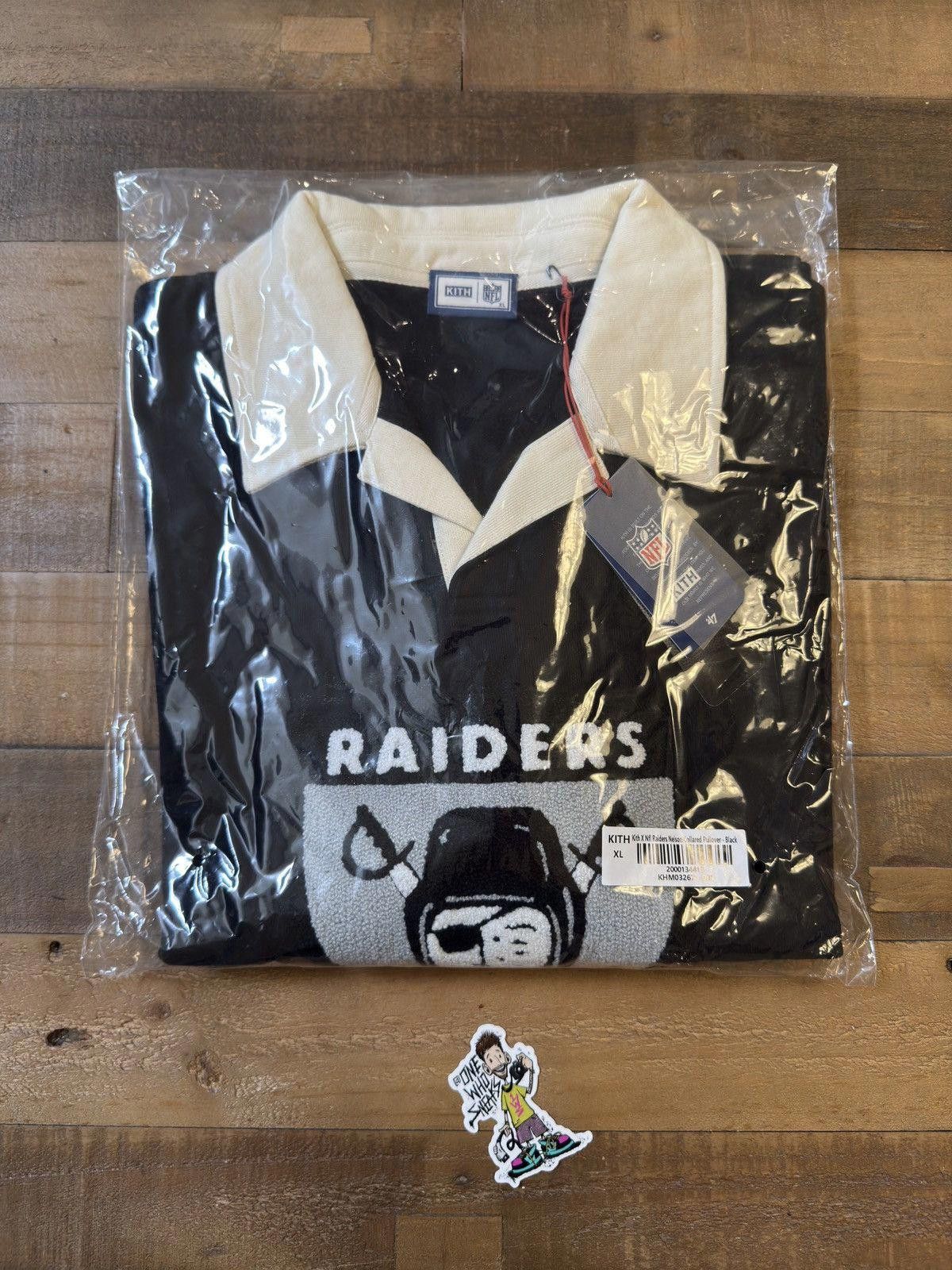 Kith Kith x NFL Raiders Collared Pullover Size US XL / EU 56 / 4 - 4 Thumbnail