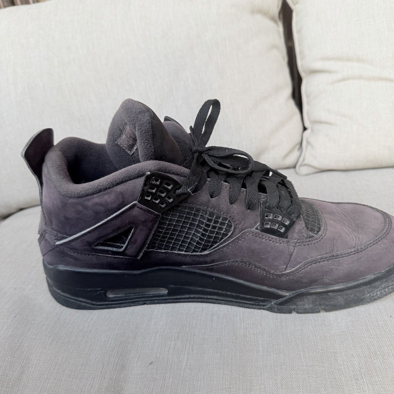 Nike Air Jordan 4 Black Cat Retro 2020 Size 13 CU1110-010 Faded Size US 13 / EU 46 - 15 Thumbnail