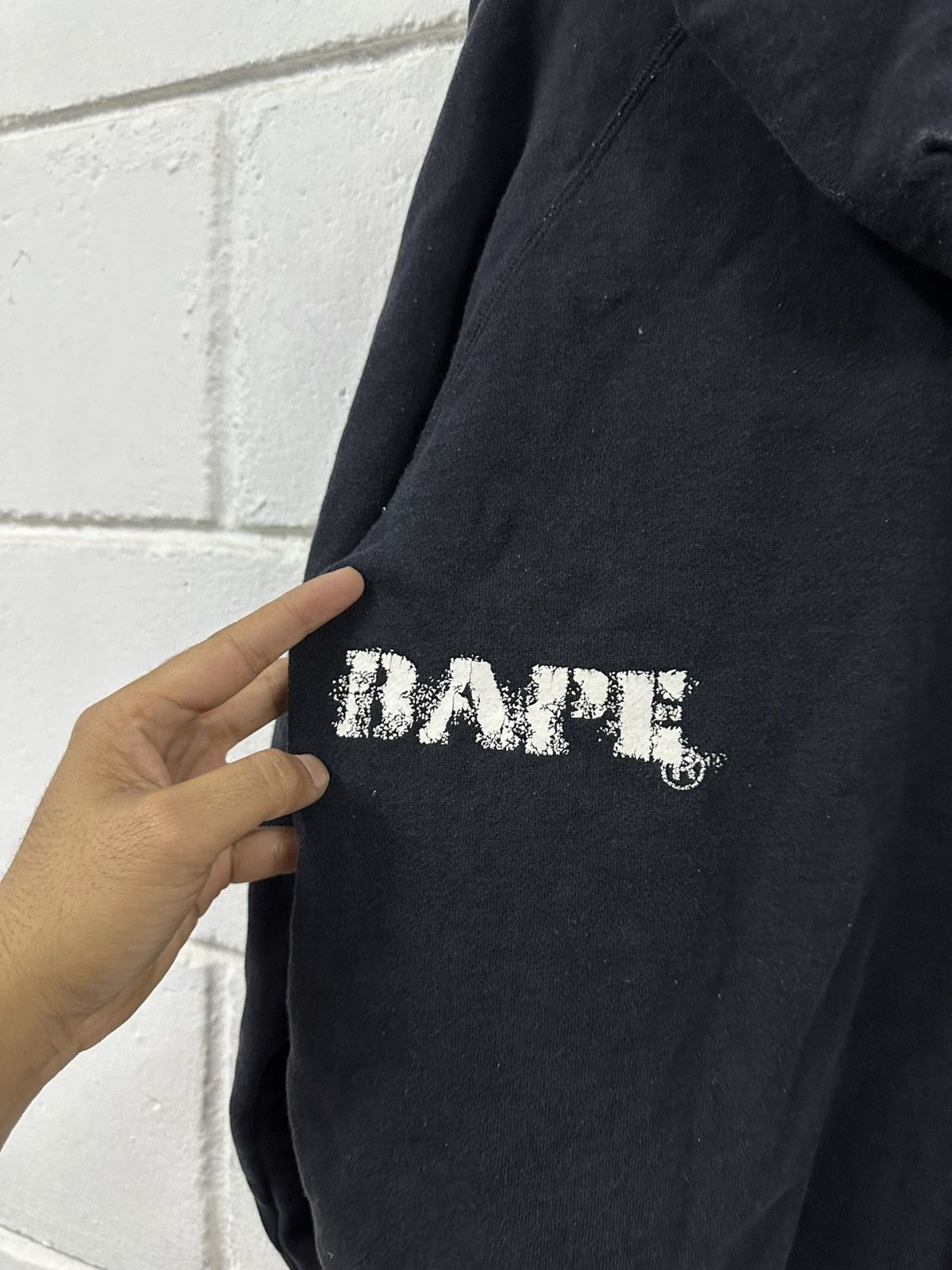 Bape 1990 A Bathing Ape Bape Spray Graffiti Logo Hoodie (M) Size US M / EU 48-50 / 2 - 4 Thumbnail