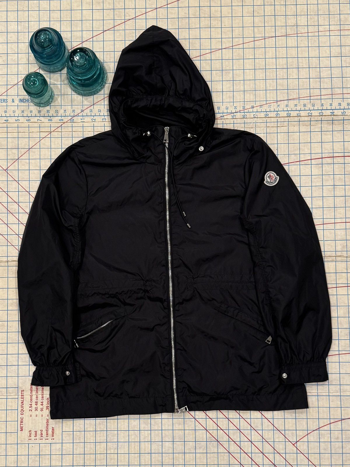 Moncler Moncler Lightweight Parka Black Women’s Size 2 Zip Jacket Size XS / US 0-2 / IT 36-38 - 1 Thumbnail
