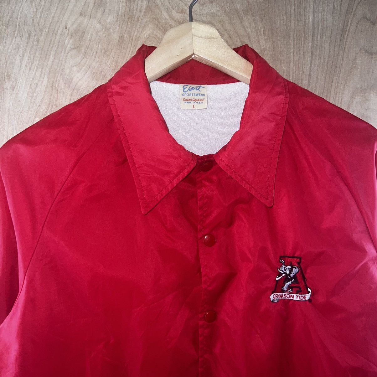 Vintage 70s EBERT SPORTSWEAR USA MADE ALABAMA CRIMSON TIDE JACKET Size US L / EU 52-54 / 3 - 2 Thumbnail