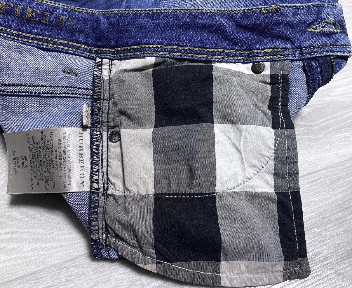 Burberry Burberry Brit Stretfield Washed Blue Regular Fit Jeans Denim Size 27" / US 4 / IT 40 - 17 Thumbnail