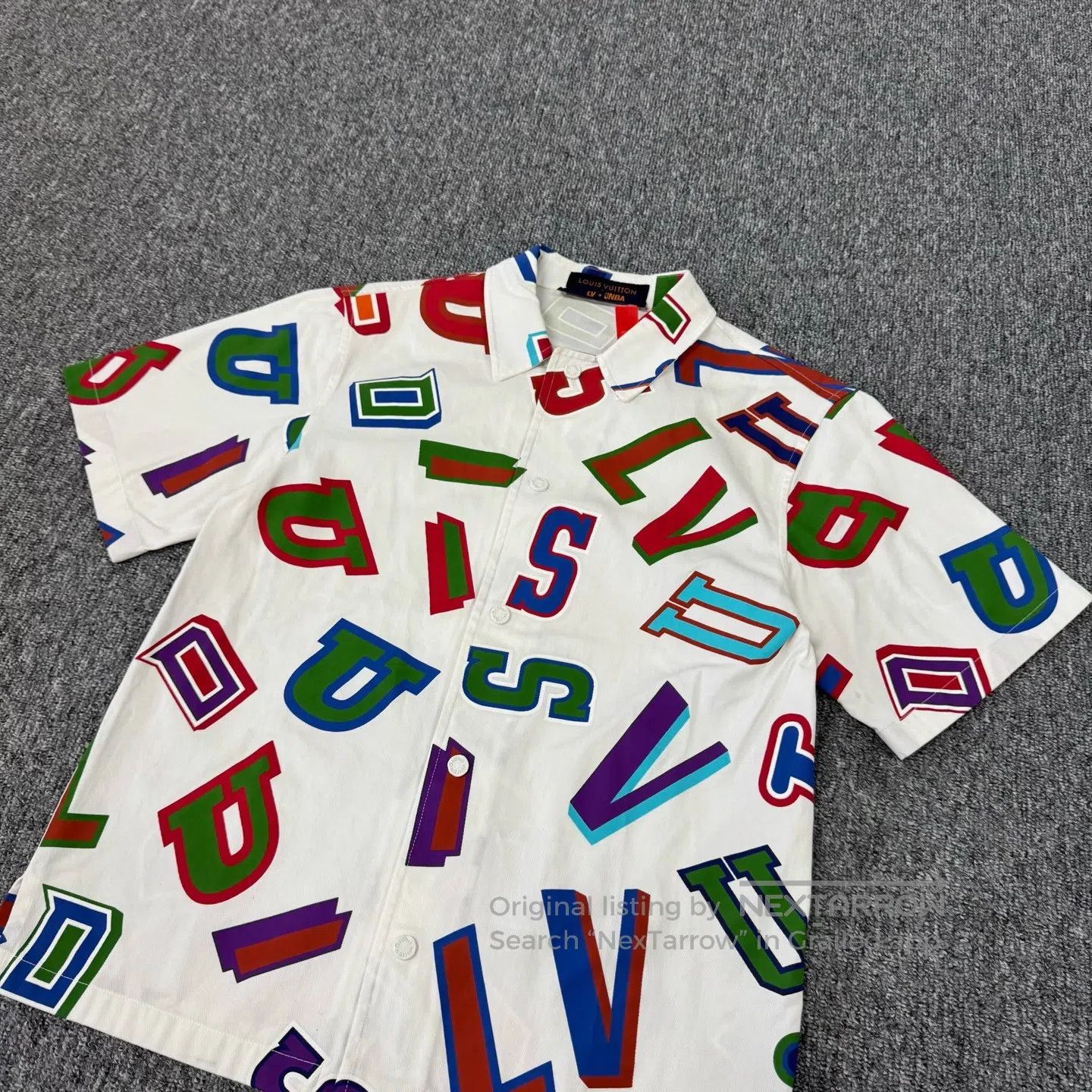 Louis Vuitton Louis Vuitton Sanhua wax pen graffiti in color; short-slee Size US XS / EU 42 / 0 - 3 Thumbnail