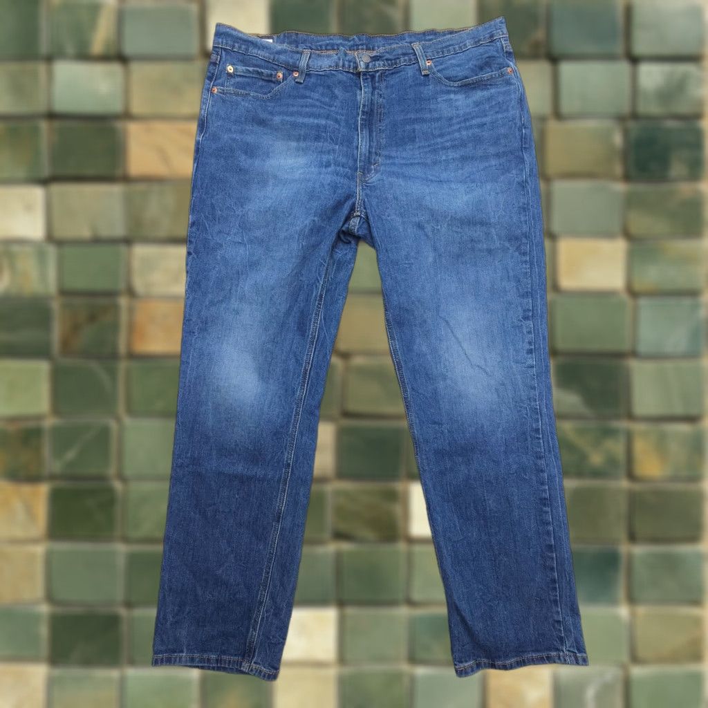 Levi's VINTAGE Levi's 541 Athletic Taper Jeans Mens 40 x 32 Blue Stretch Whiskered Denim Size US 40 / EU 56 - 1 Thumbnail