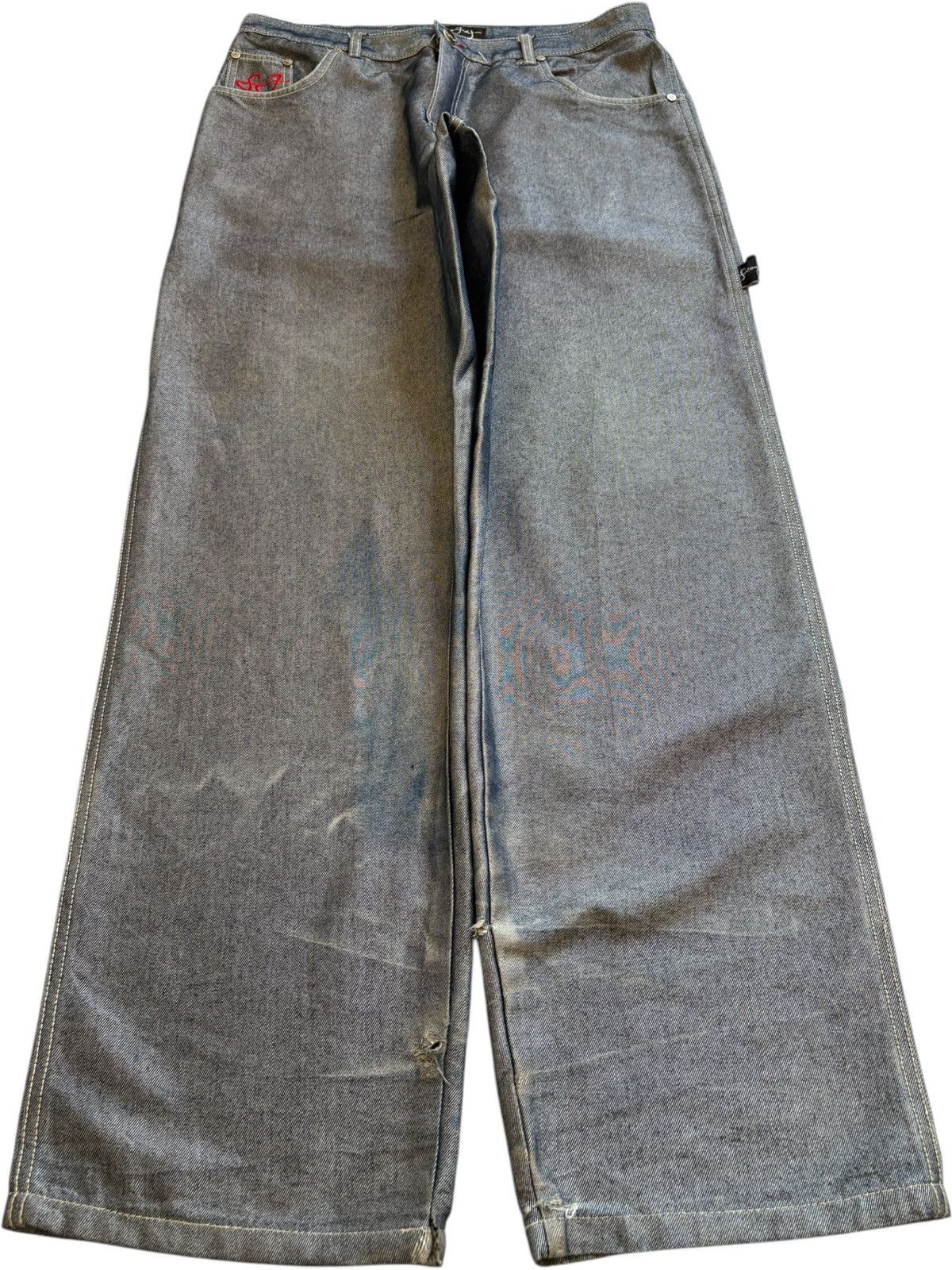 Sean John Vintage Sean John Carpenter Distressed Loose Baggy Jeans Size US 34 / EU 50 - 1 Thumbnail