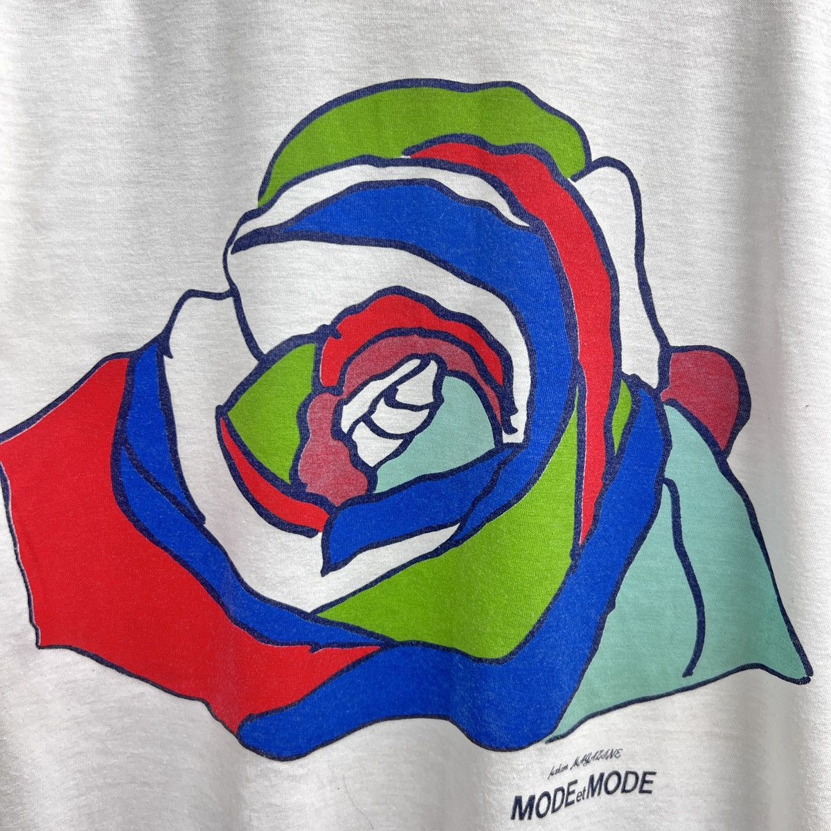 Vintage VTG FASHION MAGAZINE MODE ET MODE SINGLE STITCH TEE Size US S / EU 44-46 / 1 - 3 Thumbnail