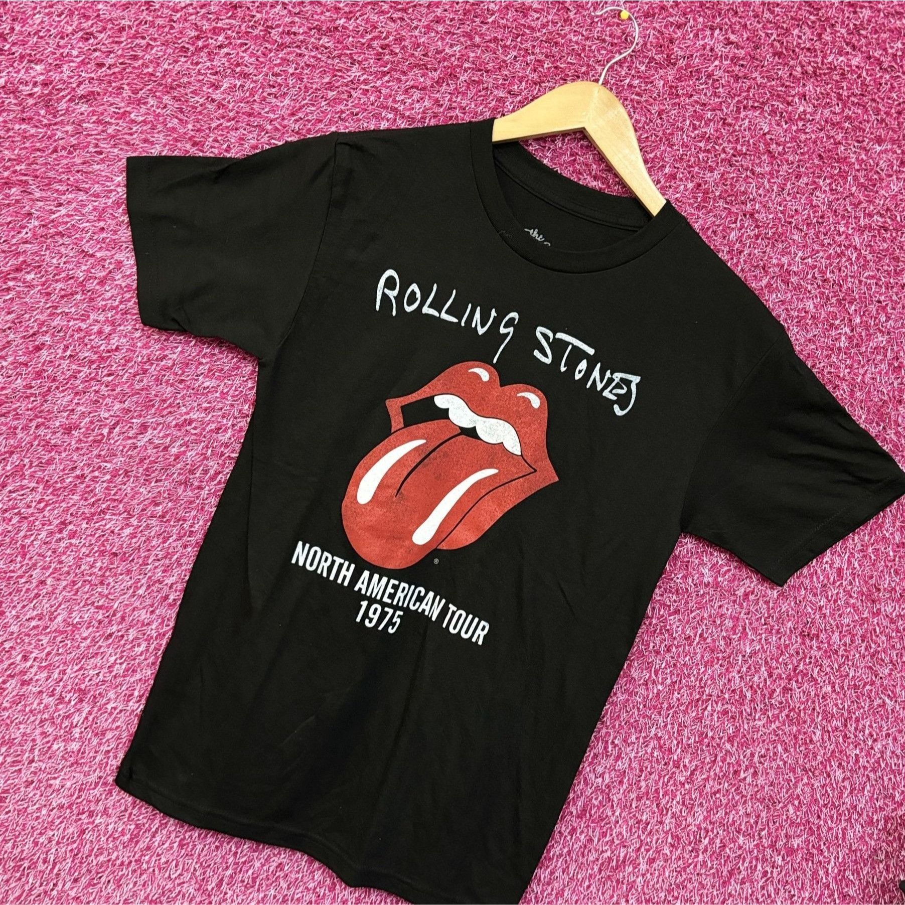 The Rolling Stones The Rolling Stones North American Tout 1975 Rock tee size sm Size US S / EU 44-46 / 1 - 3 Thumbnail
